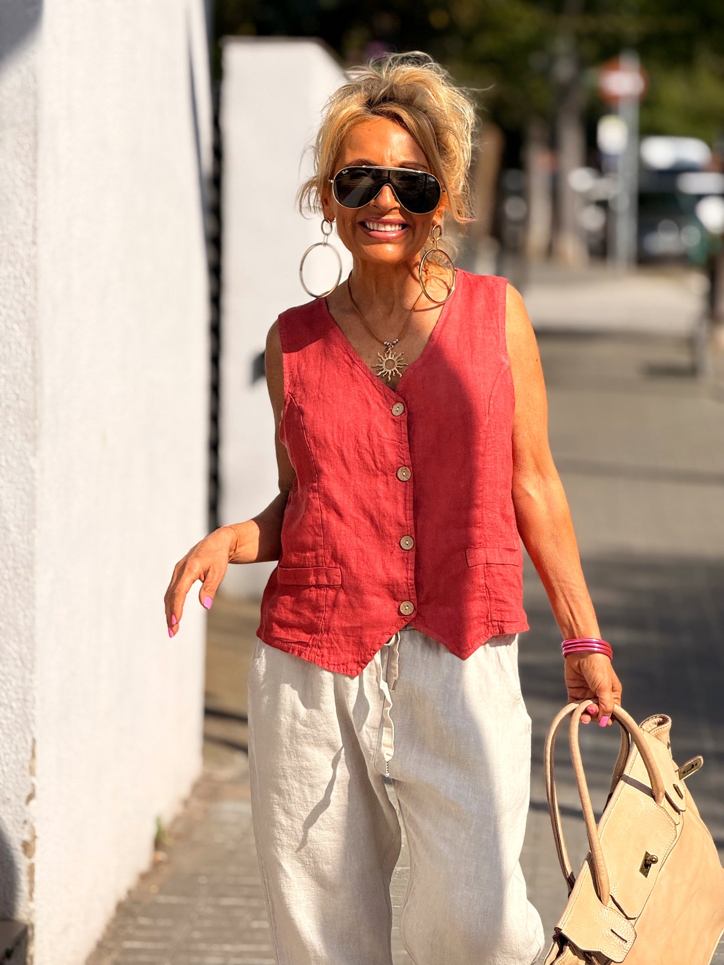 CHALECO ANOUK MULTICOLOR