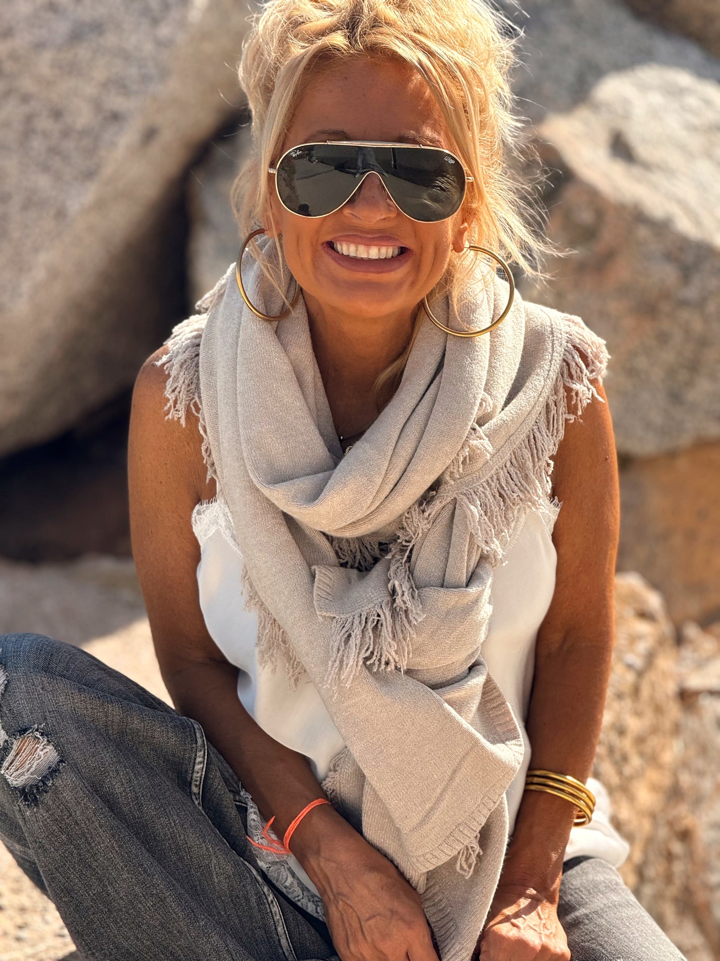 BUFANDA FLECOS CELINE MULTICOLOR