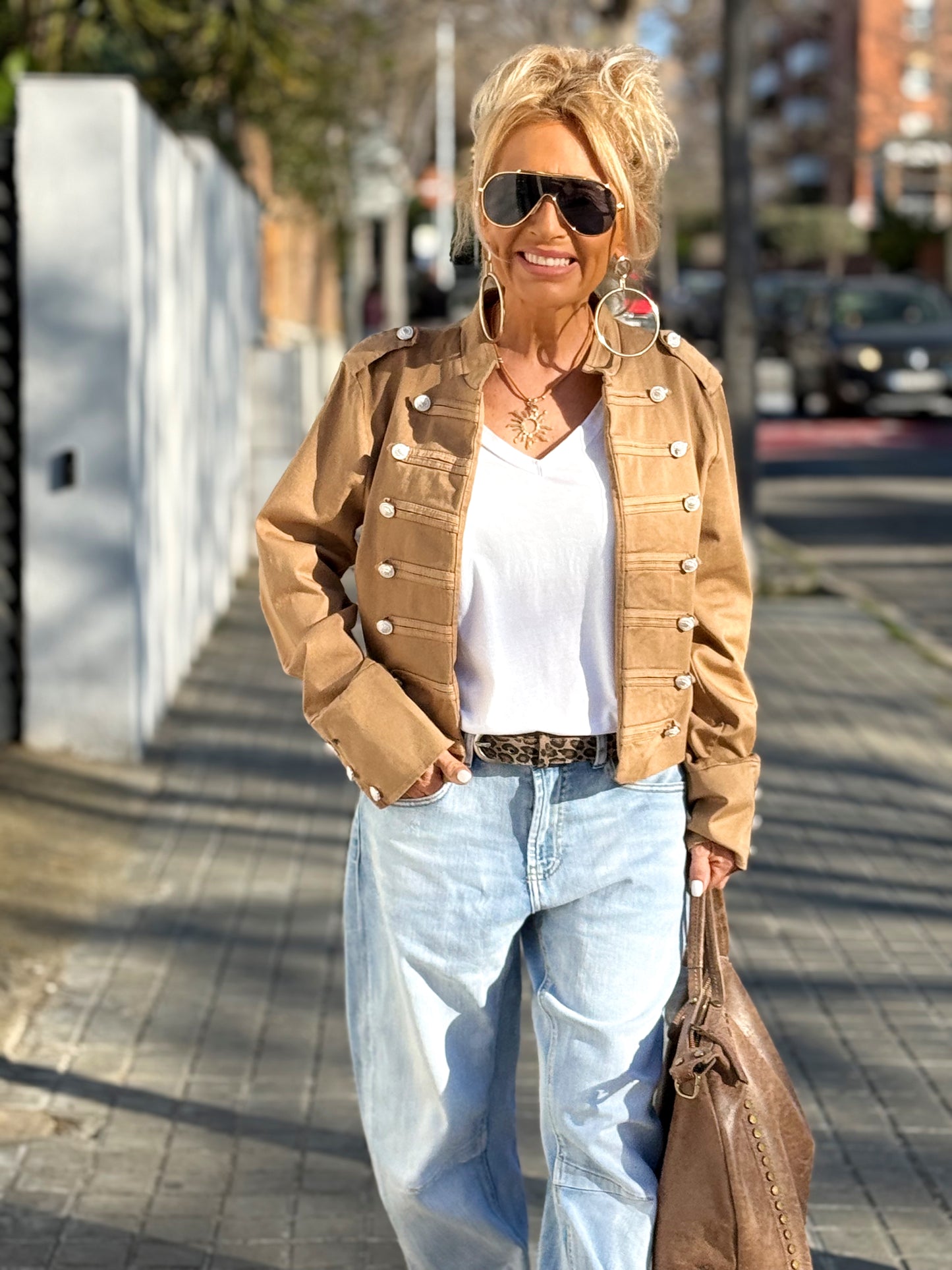 CHAQUETA CORTA COLONIAL MULTICOLOR