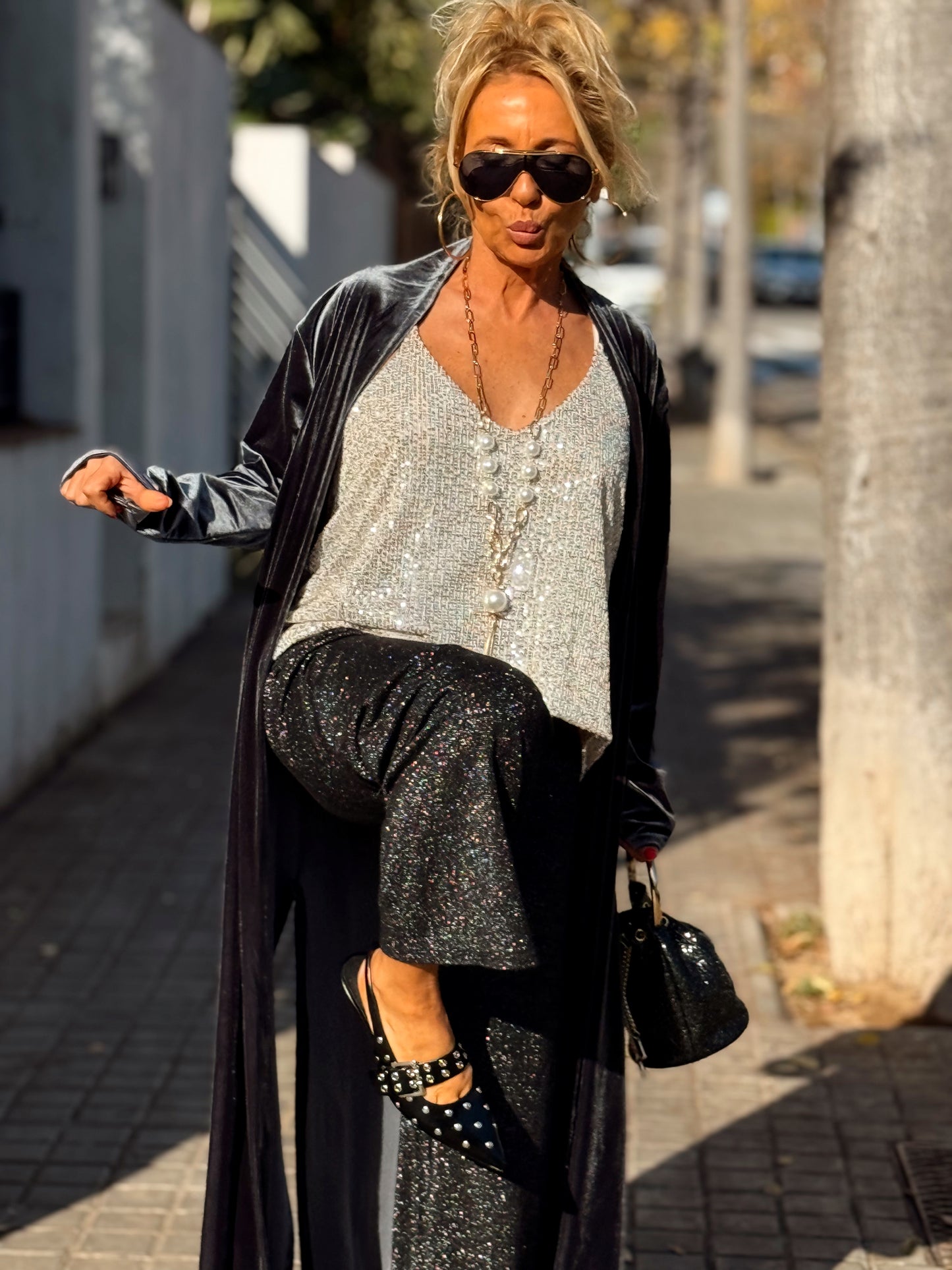 KIMONO LARGO OVERSIZE TERCIOPELO MULTICOLOR