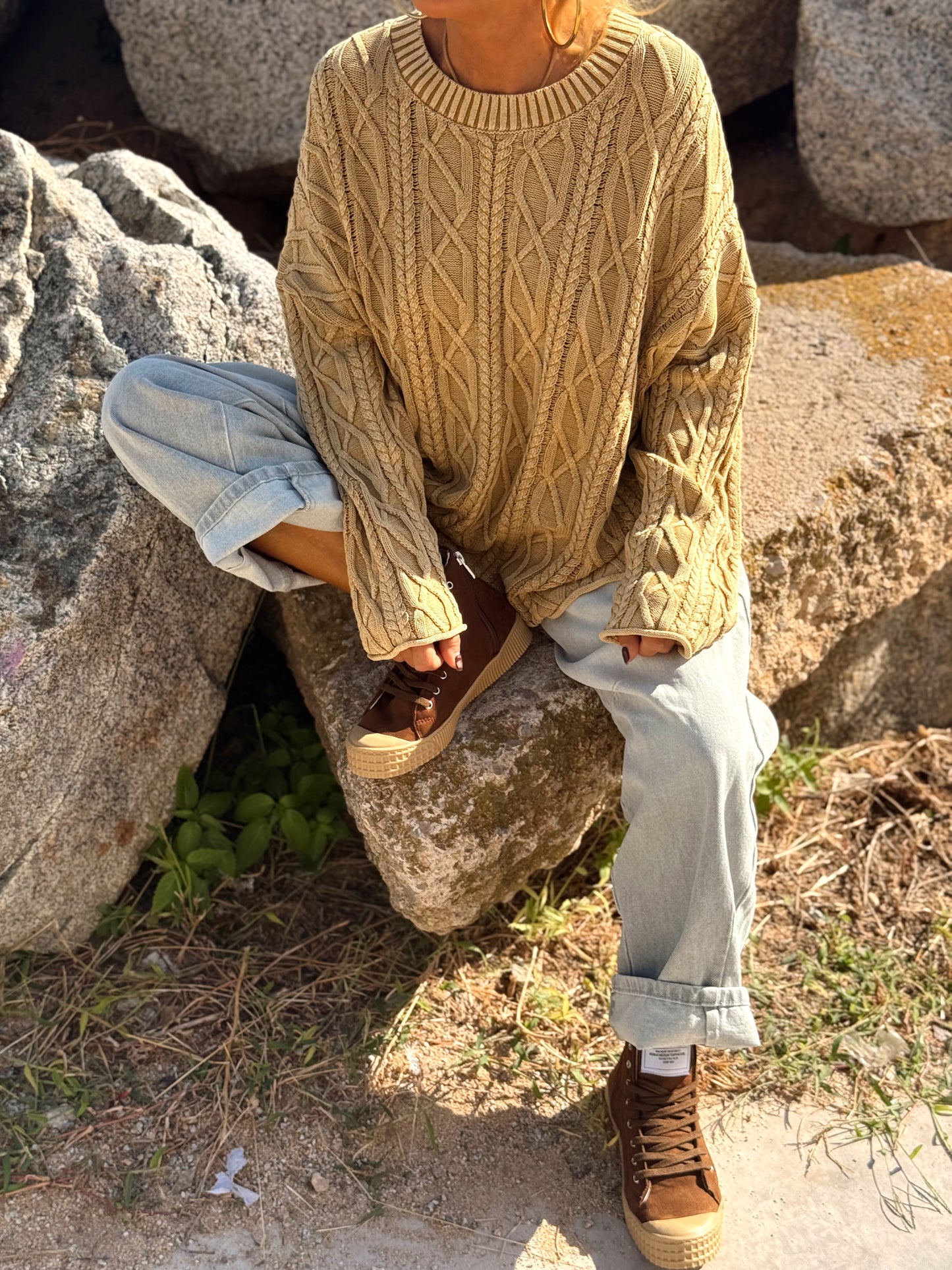 JERSEY ENTRELAZADO TAMARA MULTICOLOR