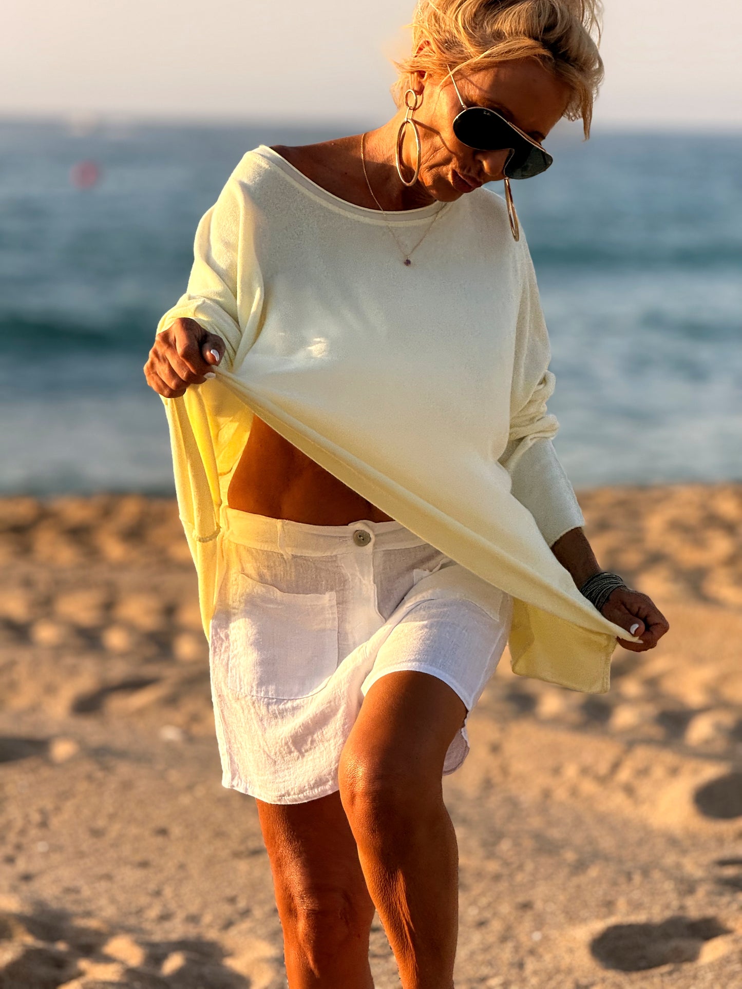 CAMISETA DESGASTADA SUPER OVERSIZE DANI MULTICOLOR