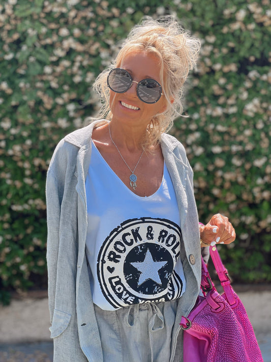 CHAQUETA DE LINO IVY GRIS