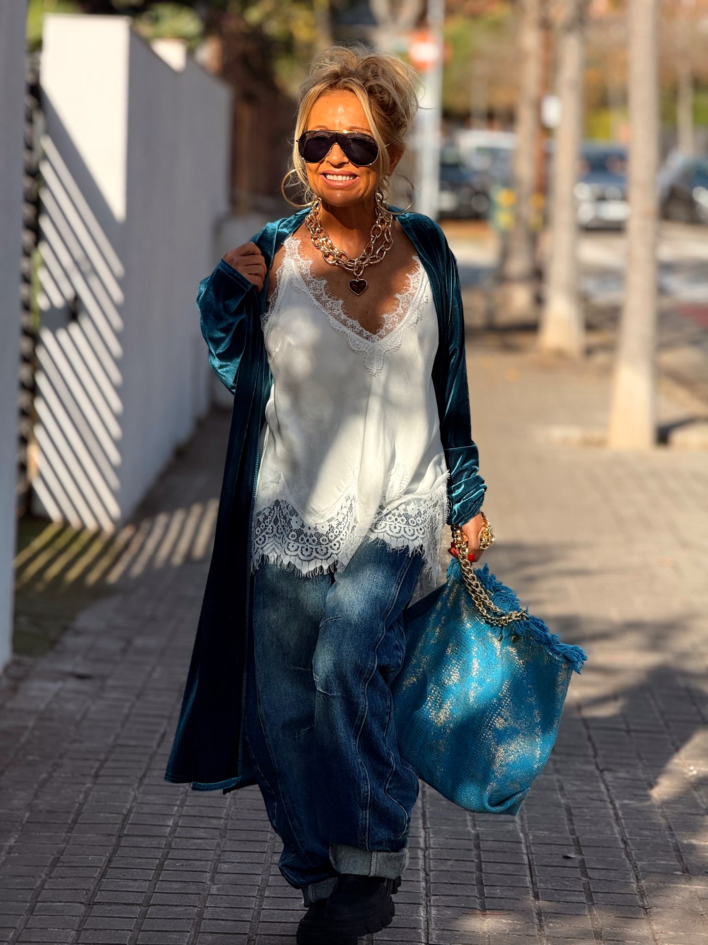 KIMONO TERCIOPELO MULTICOLOR