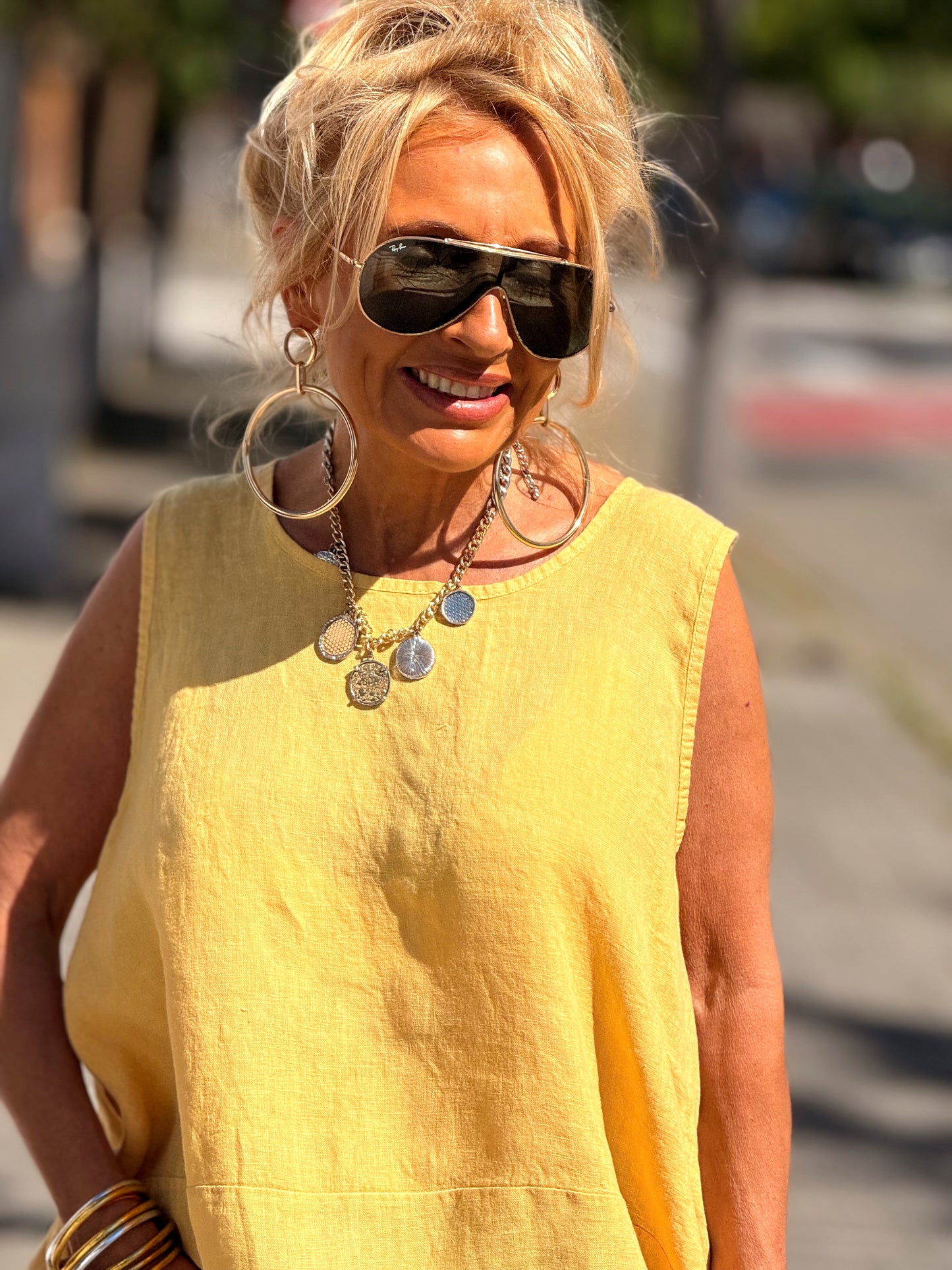 BLUSA LINO ARTHUR MULTICOLOR