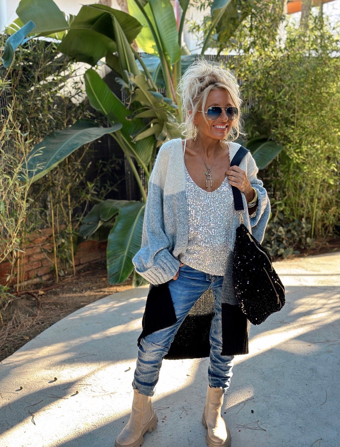 CHAQUETA DE PUNTO ROCIO MULTICOLOR