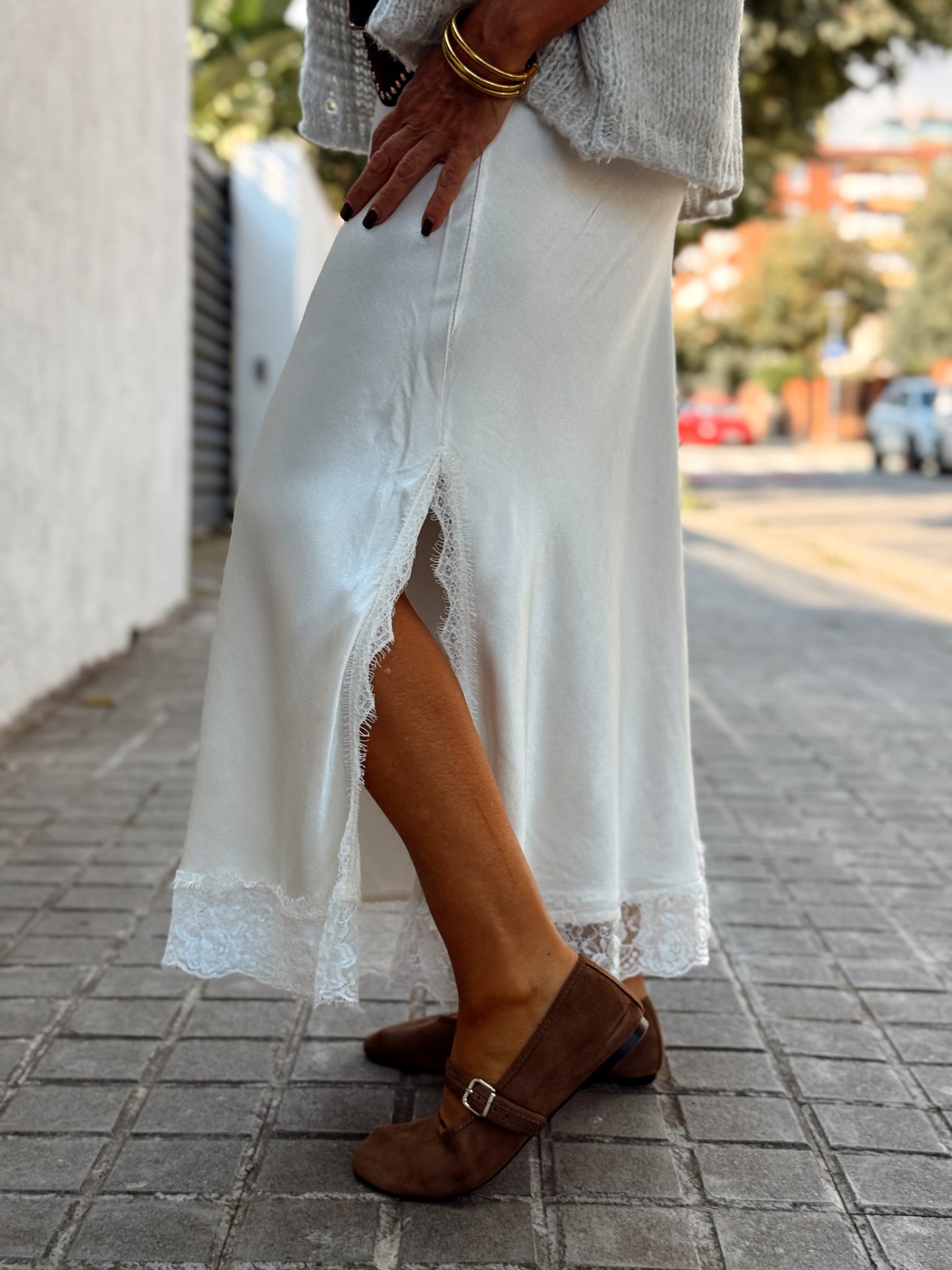 FALDA LENCERO MILA MULTICOLOR