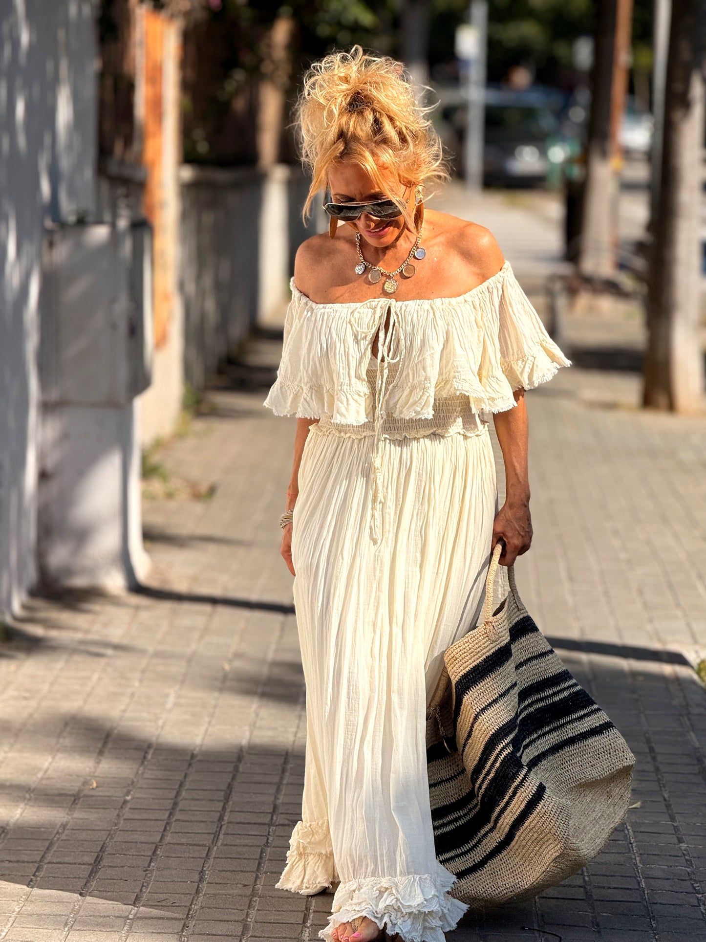 VESTIDO BOHO MULTICOLOR