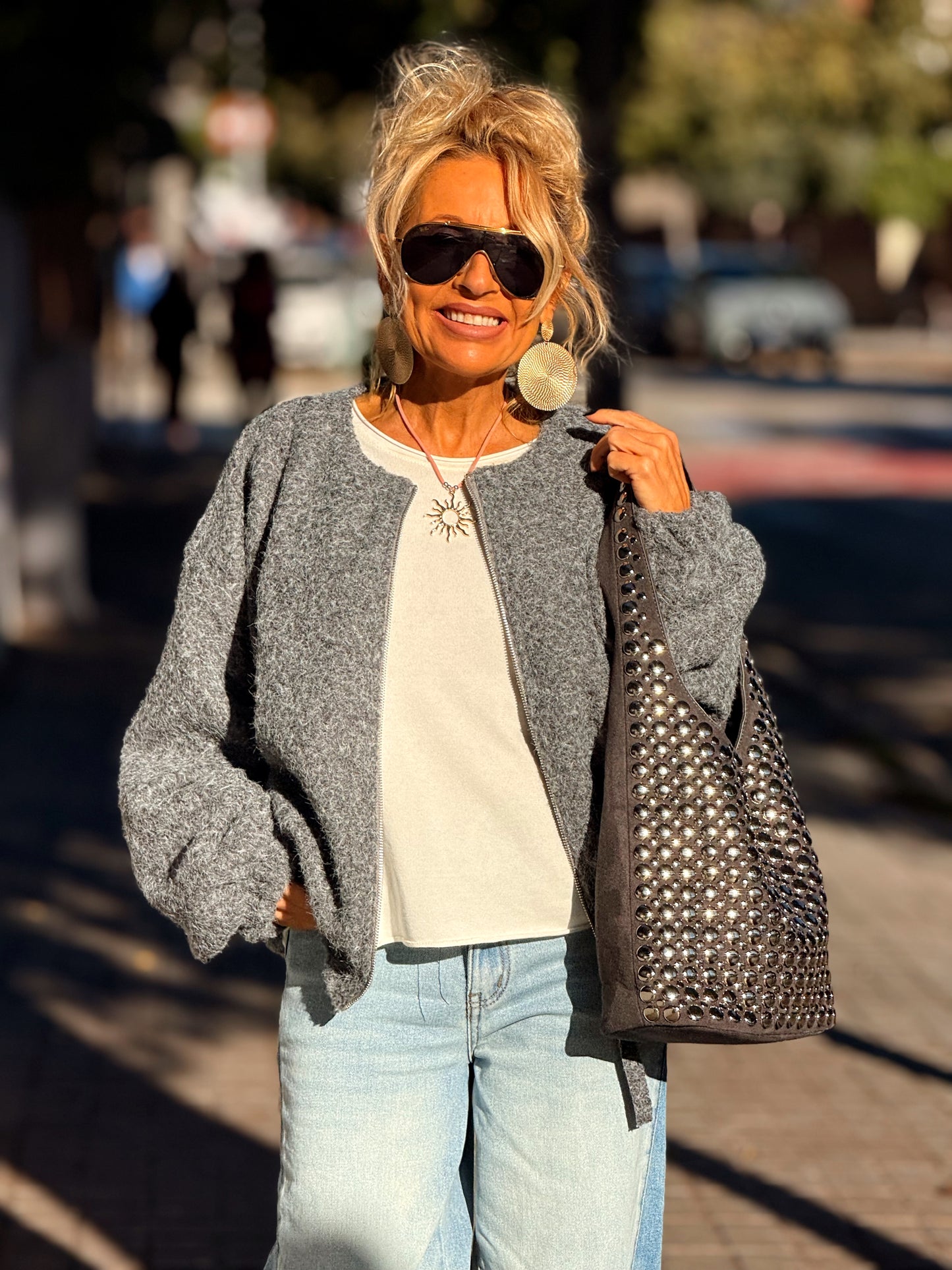 BOMBER DELIA MULTICOLOR