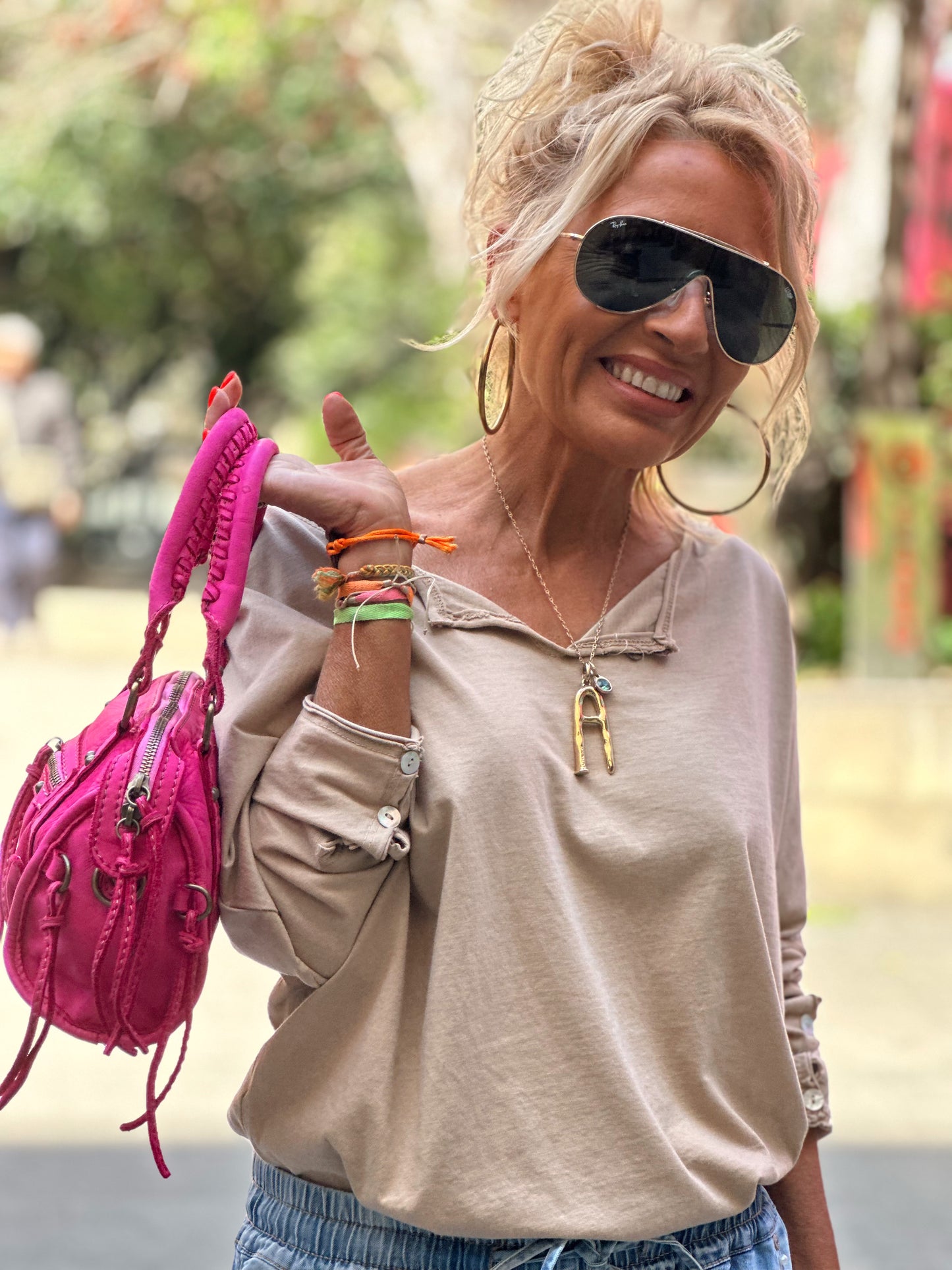 CAMISETA ROLLAND CAMEL