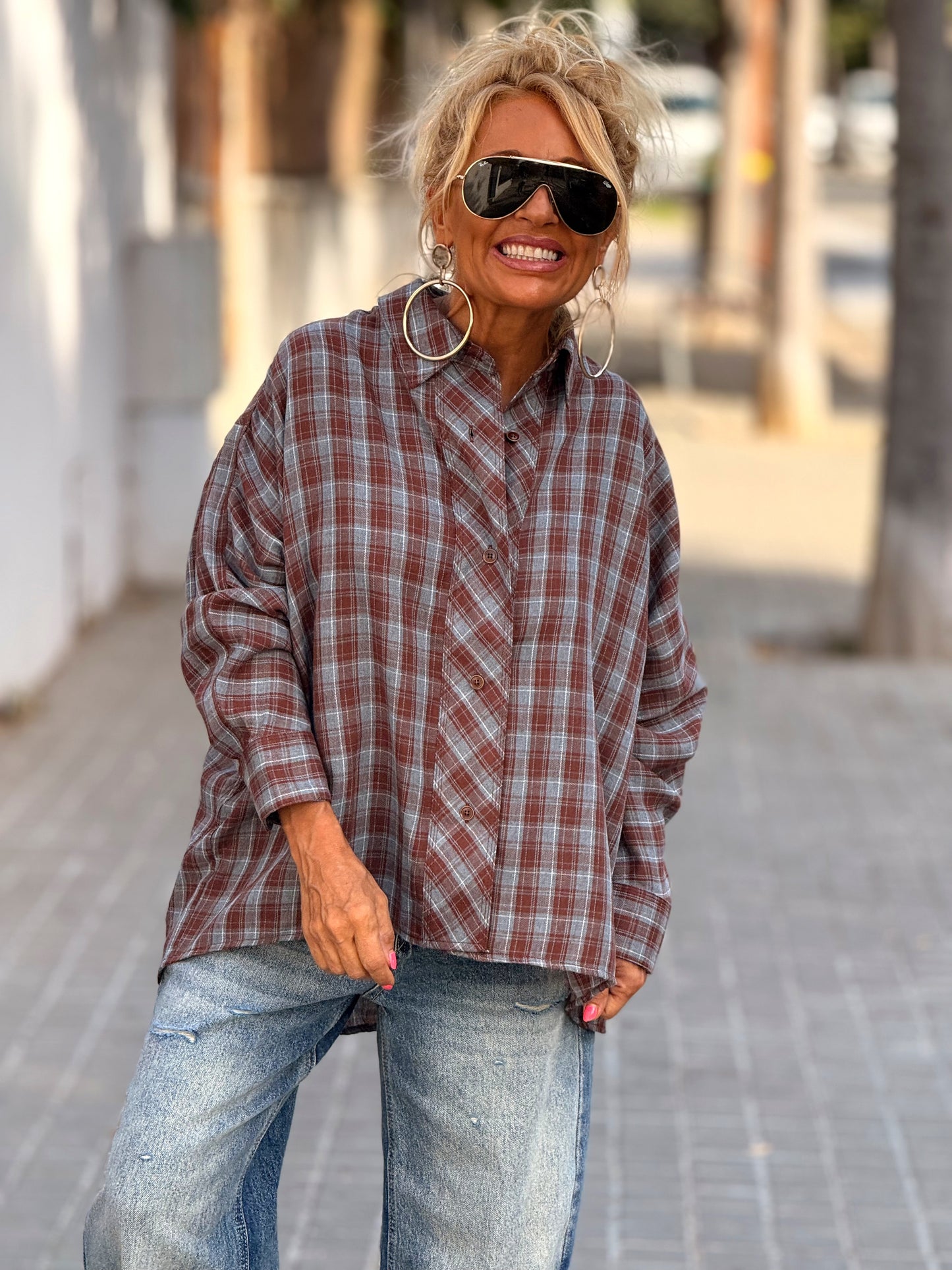 CAMISA CUADROS JULIEN MULTICOLOR