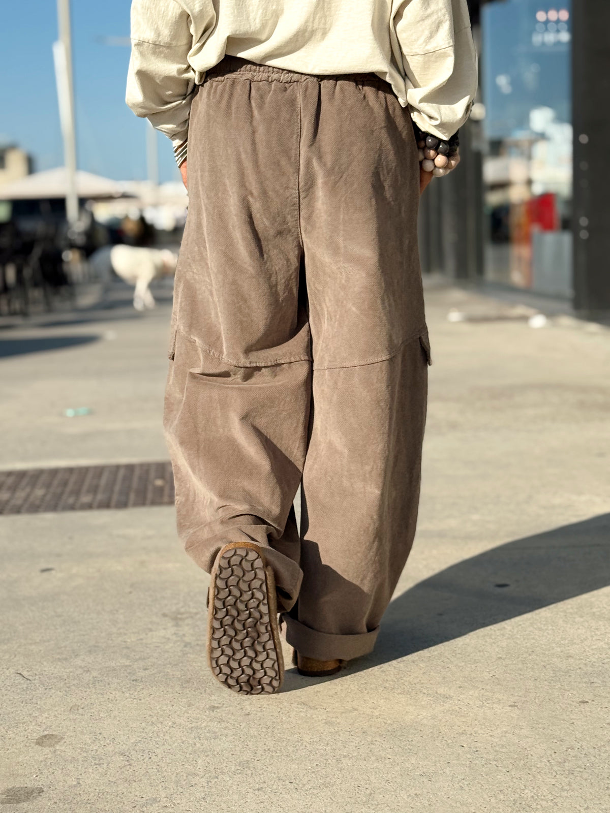 PANTALON PANA CON BOLSILLO SALLY MULTICOLOR