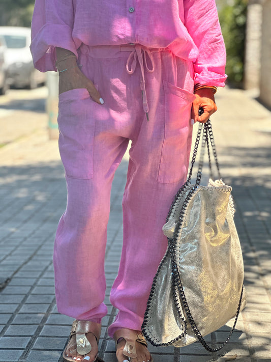 PANTALON LUIDJI ROSA