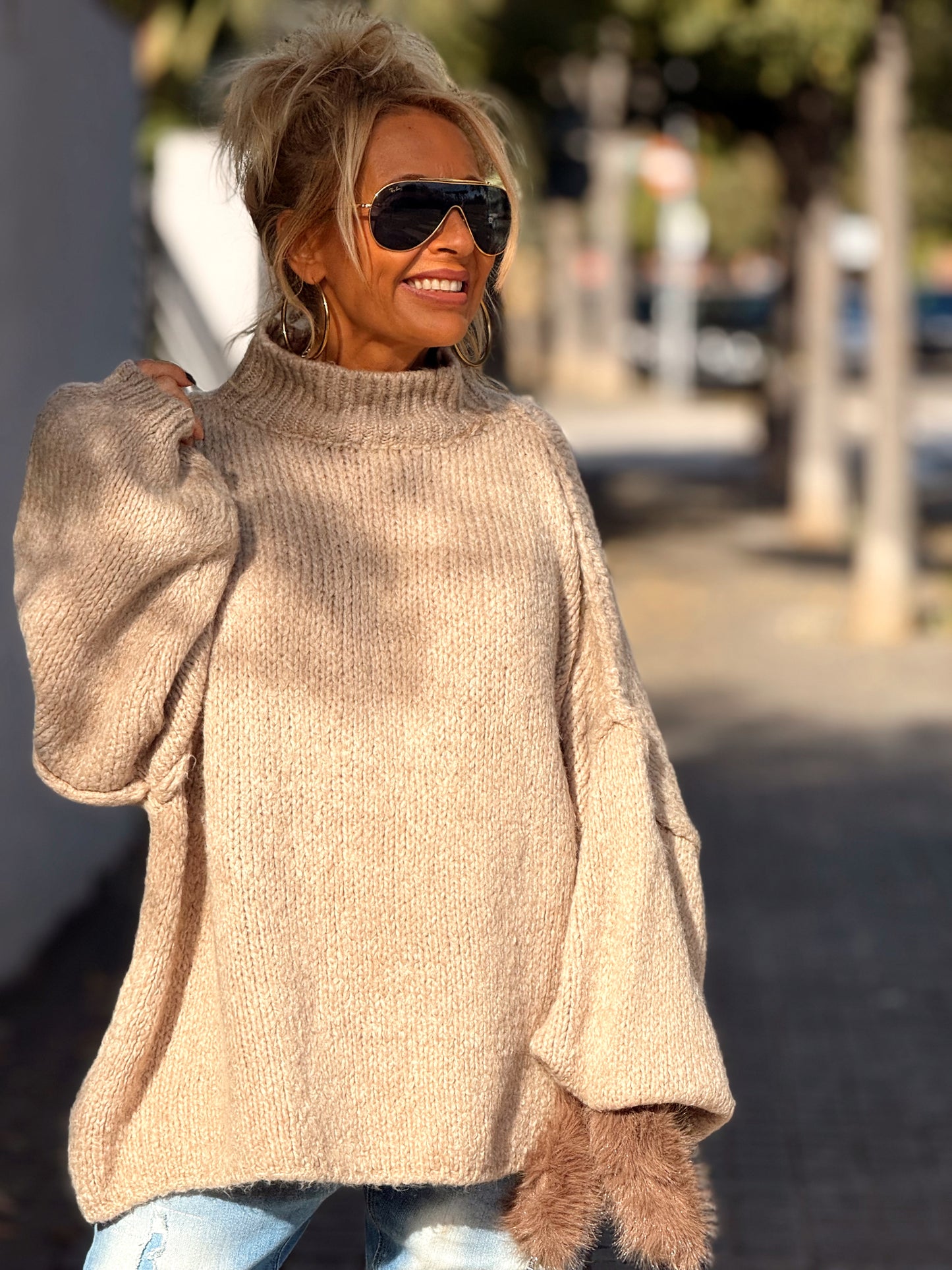 JERSEY SUPER OVERSIZE MELANIE MULTICOLOR