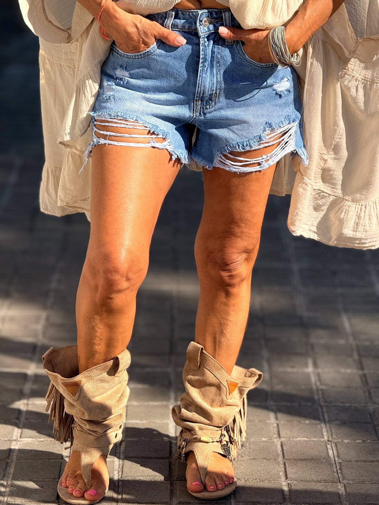 SHORT VAQUEROS LILLY TEJANO