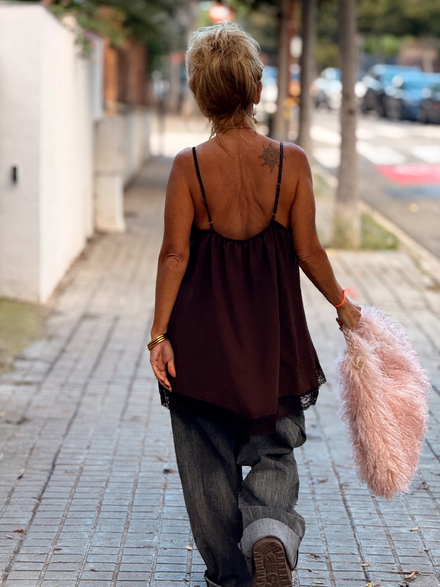 TOP LENCERO SUPER OVERSIZE LUISA MULTICOLOR