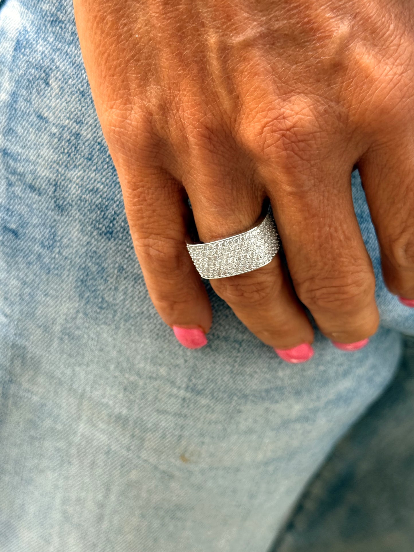 ANILLO BRILLANTE MULTICOLOR