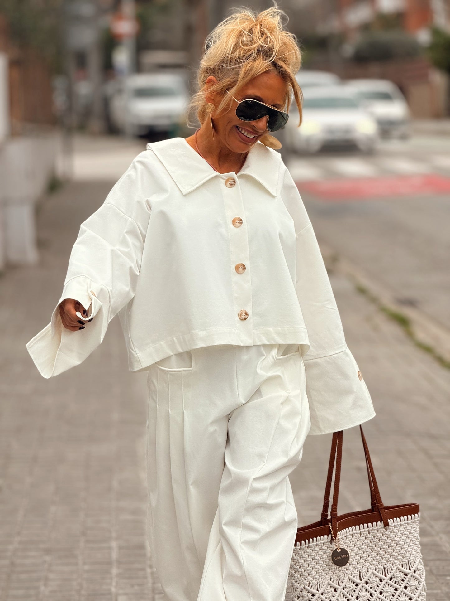 CONJUNTO CHAQUETA-PANTALON PILAR MULTICOLOR