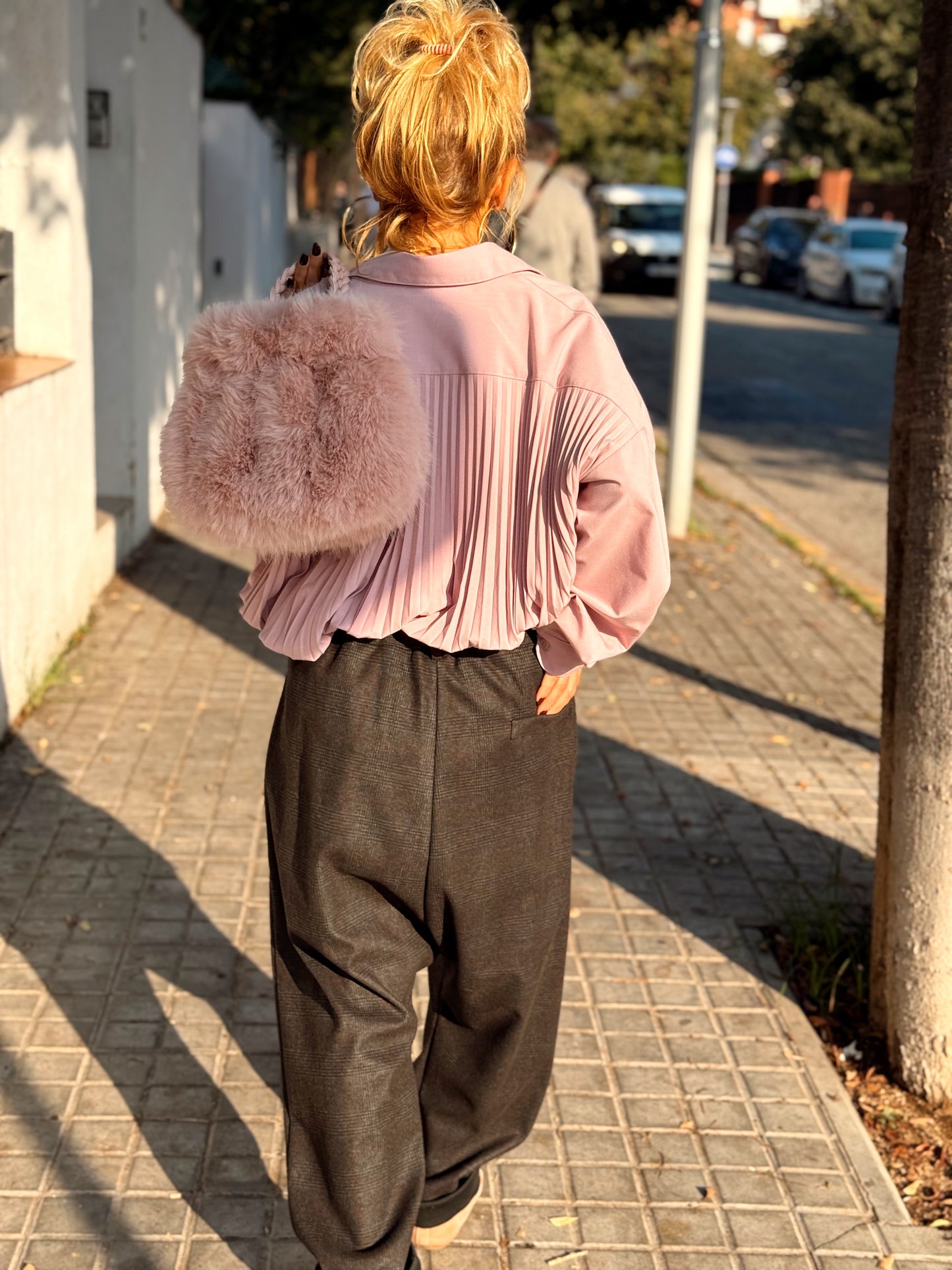 CAMISA OVERSIZE PLIEGUE ENEA MULTICOLOR