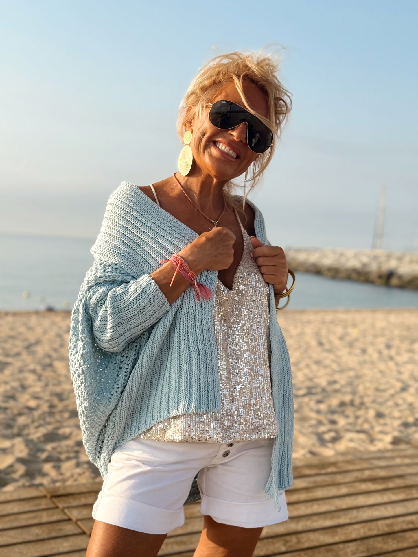 CHAQUETA AGUJERO SABINE MULTICOLOR