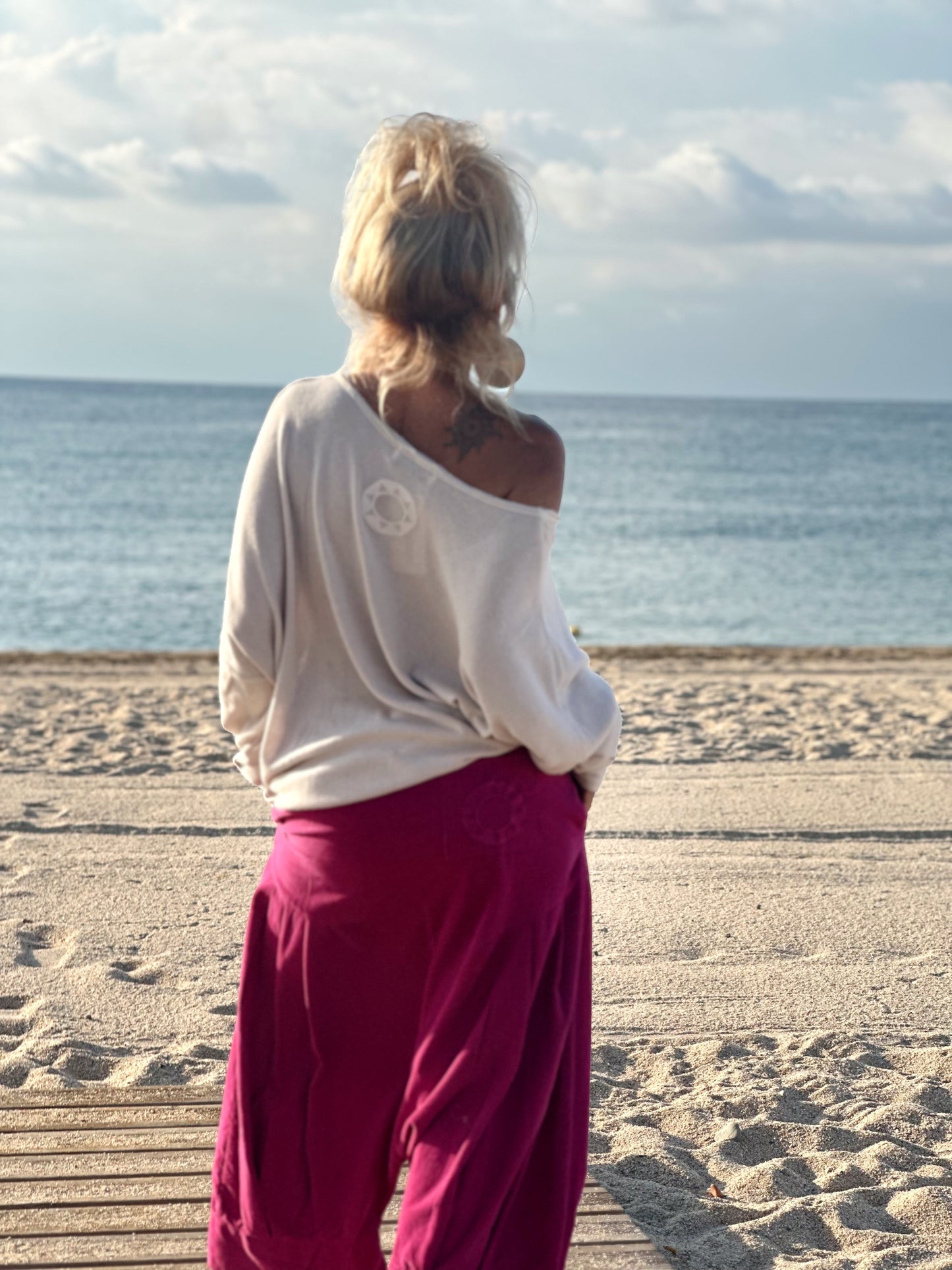 PANTALONES PANA CROPPED BAGGY OVERSIZE MULTICOLOR