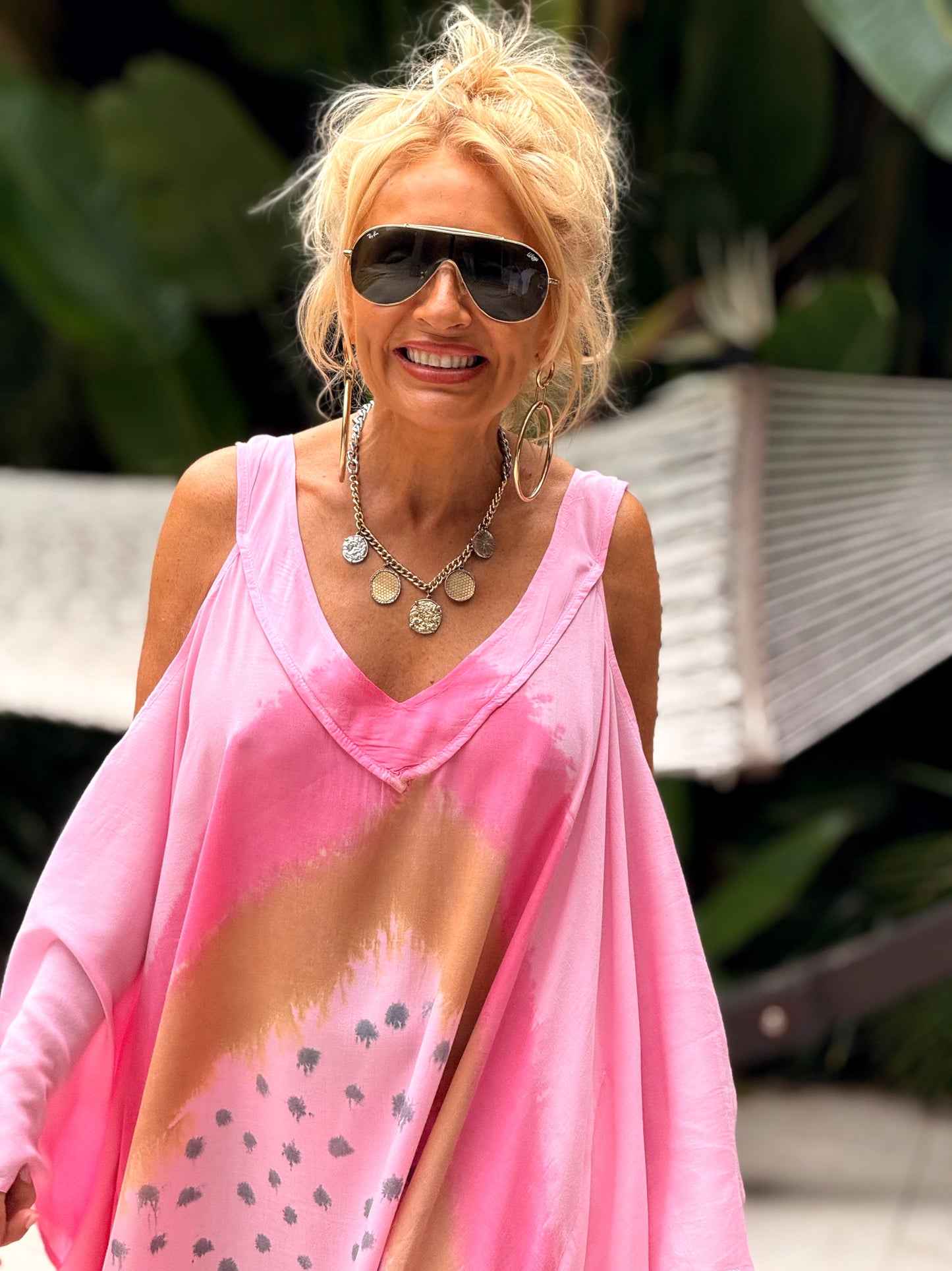 VESTIDO SUPER OVERSIZE FORMENTERA MULTICOLOR