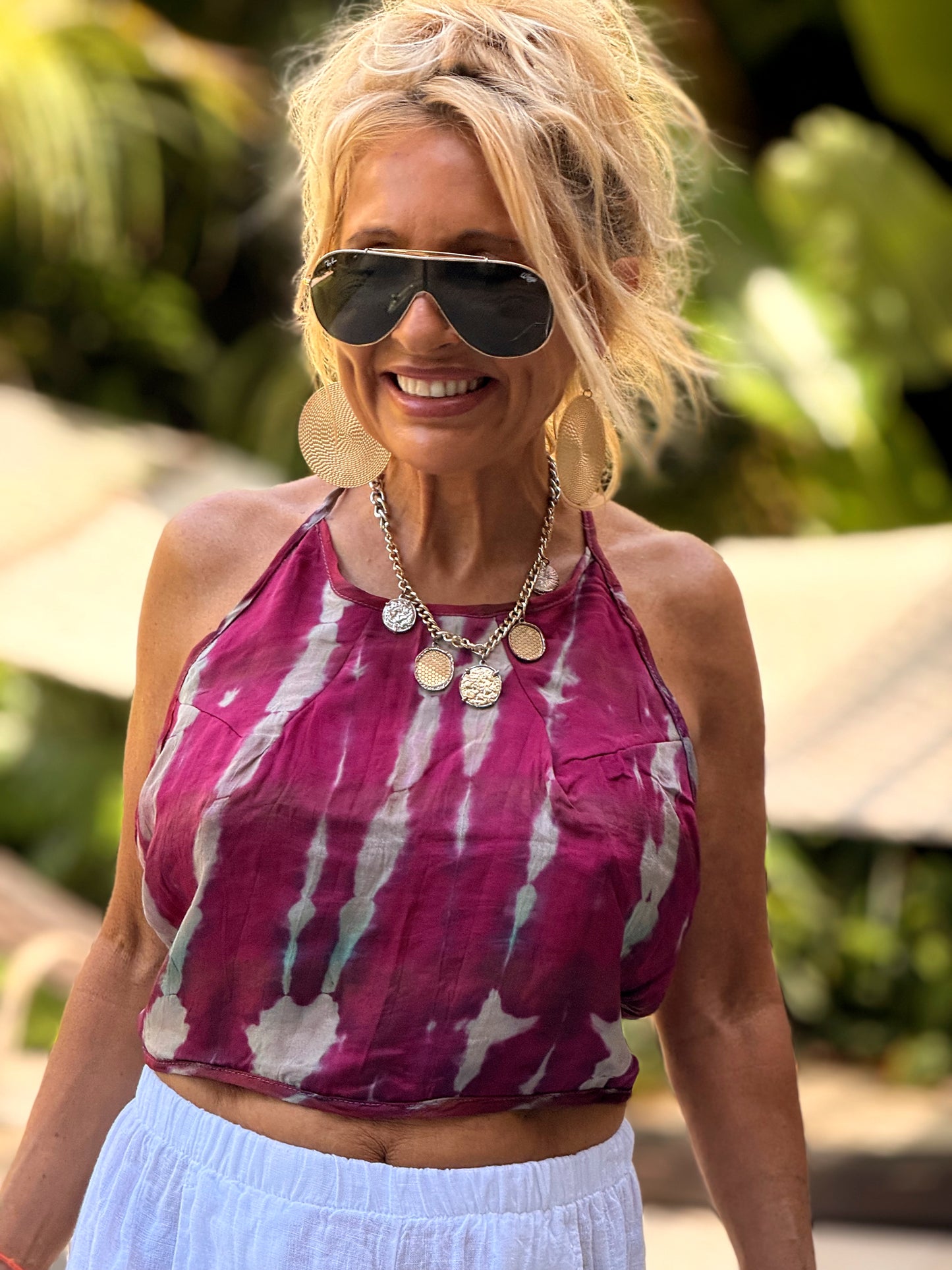 TOP CORTO INDY MULTICOLOR