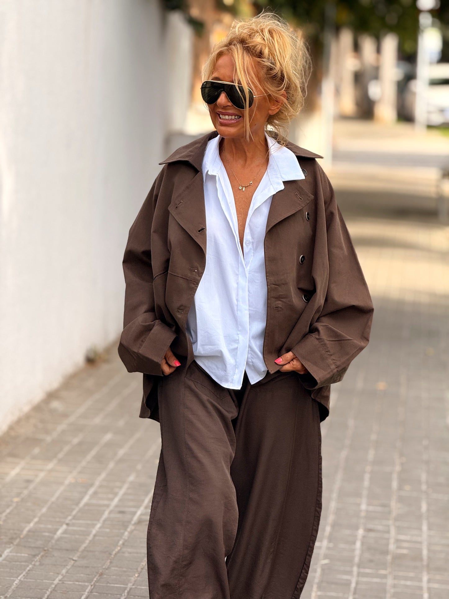 CHAQUETA OVERSIZE EVA MULTICOLOR