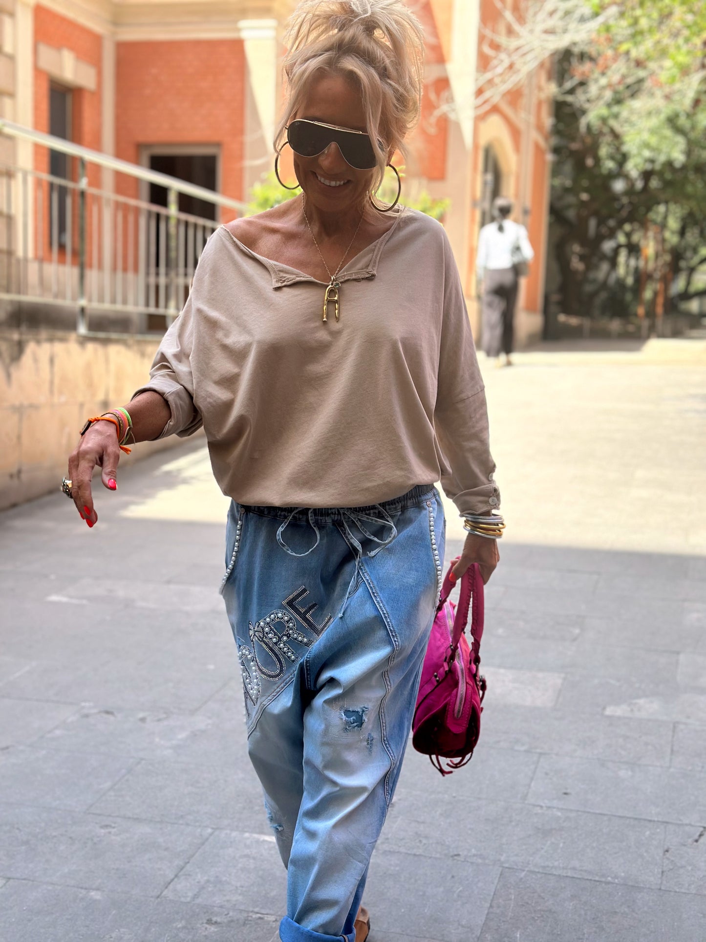 CAMISETA ROLLAND CAMEL