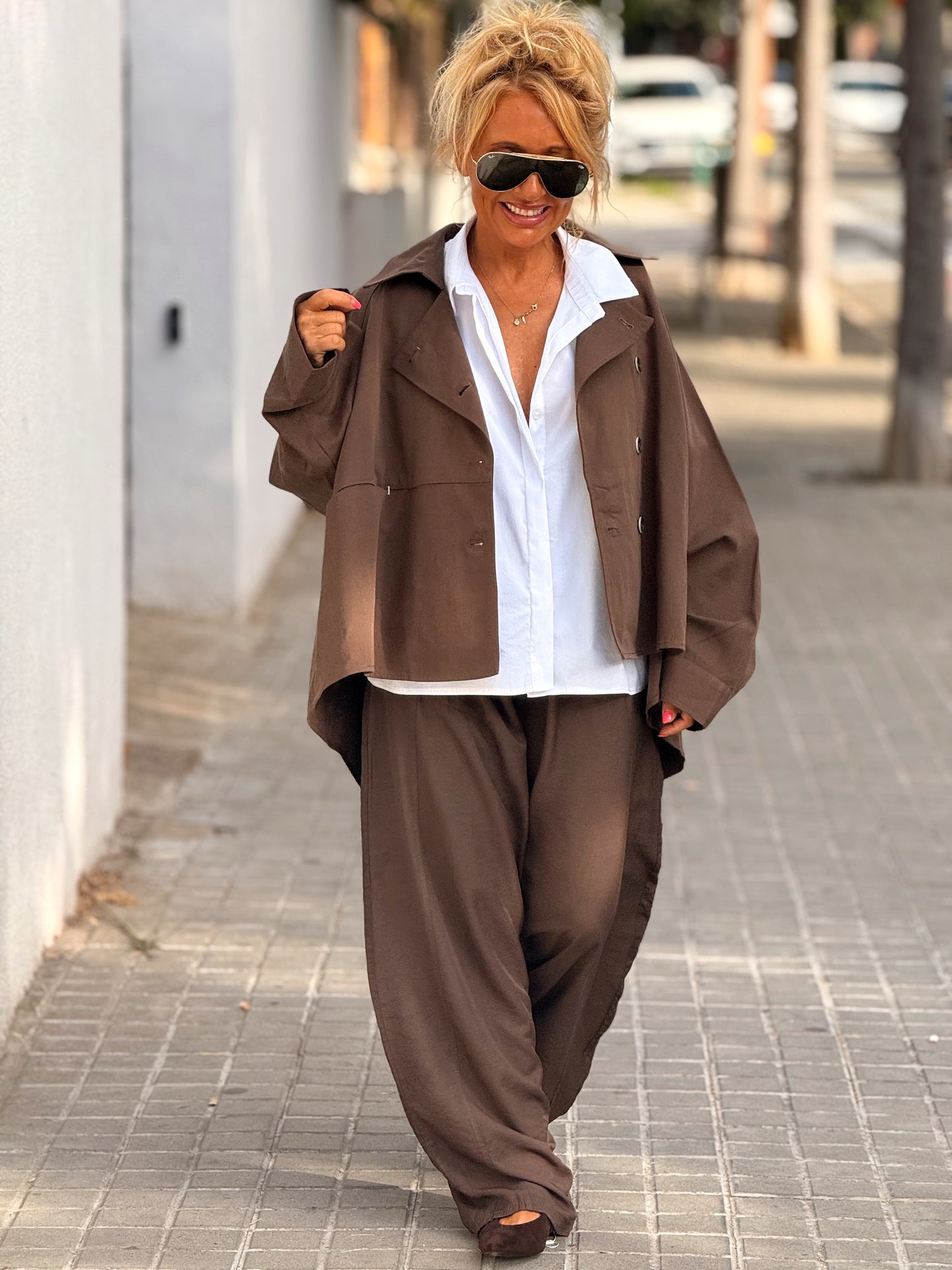 CHAQUETA OVERSIZE EVA MULTICOLOR