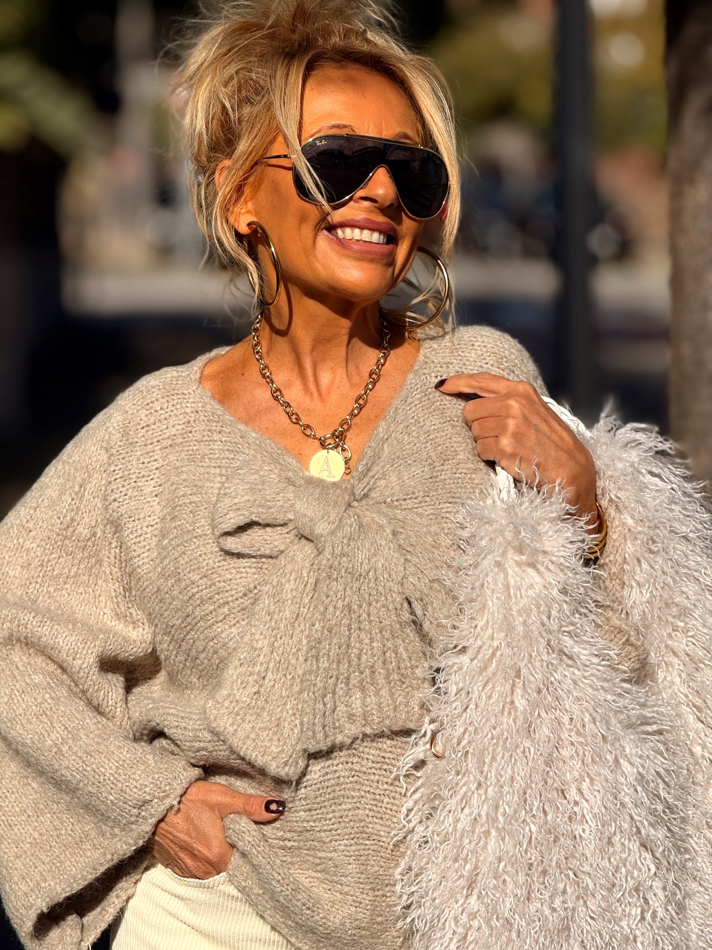 JERSEY CON LAZO MULTICOLOR