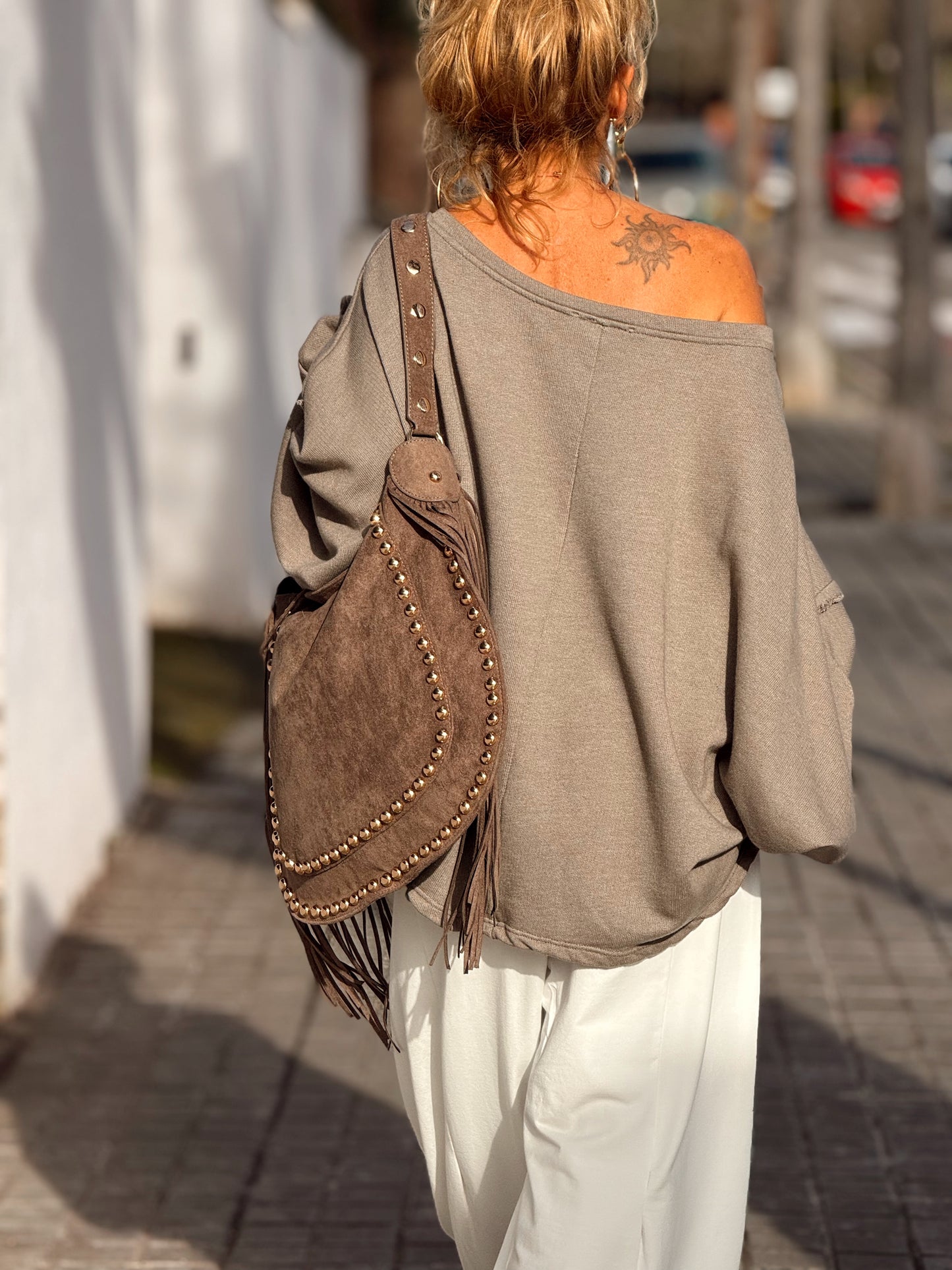 BOLSO TACHAS MULTICOLOR