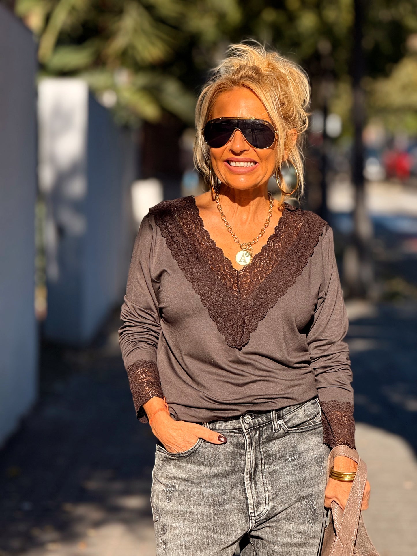 CAMISETA LENCERO SUPER OVERSIZE ANDREA MULTICOLOR