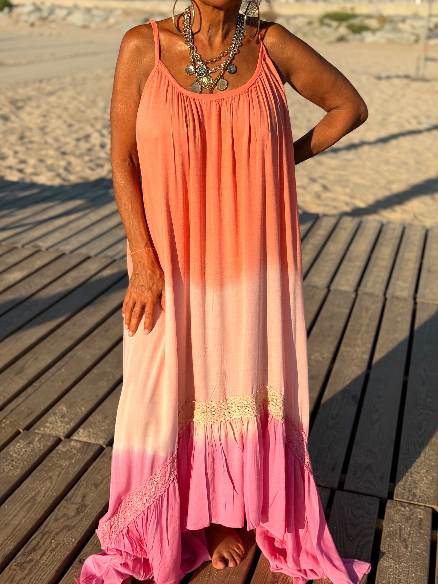 VESTIDO TIRANTE TYE&DYE MULTICOLOR
