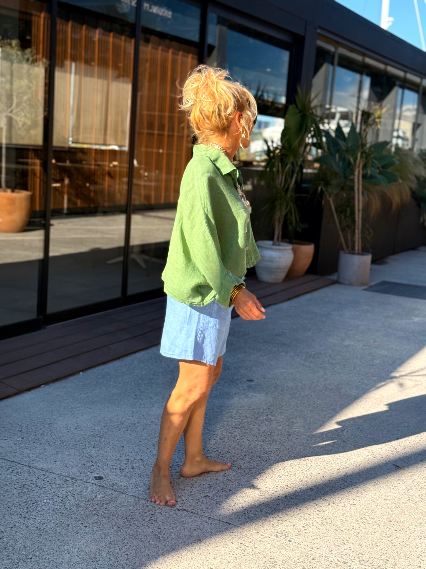 SHORT LINO TERRY MULTICOLOR