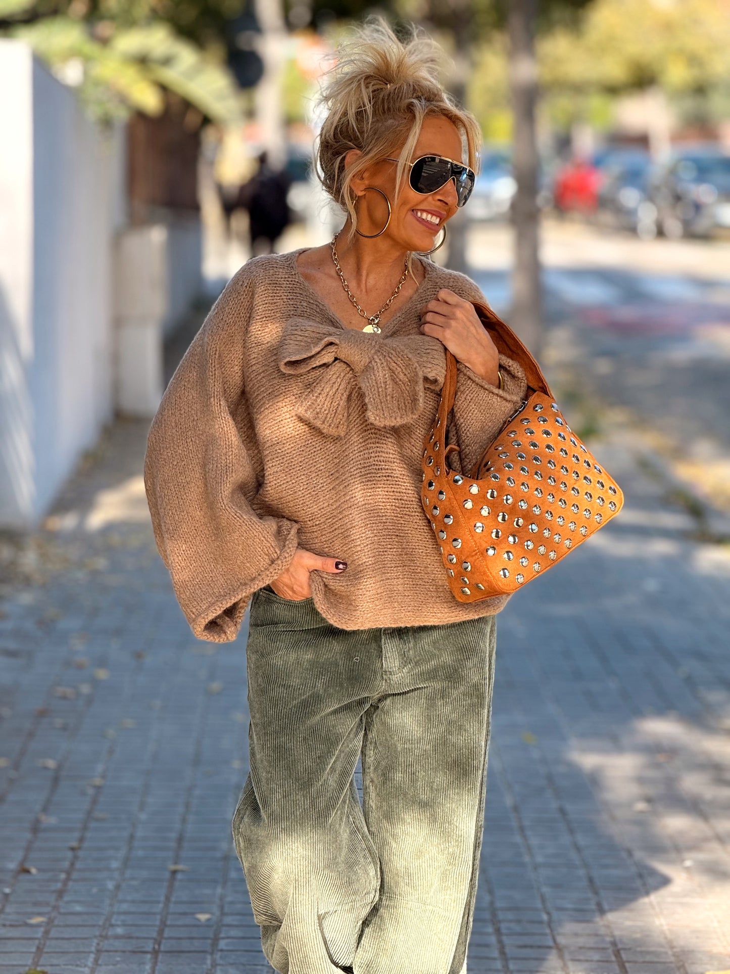 JERSEY CON LAZO MULTICOLOR