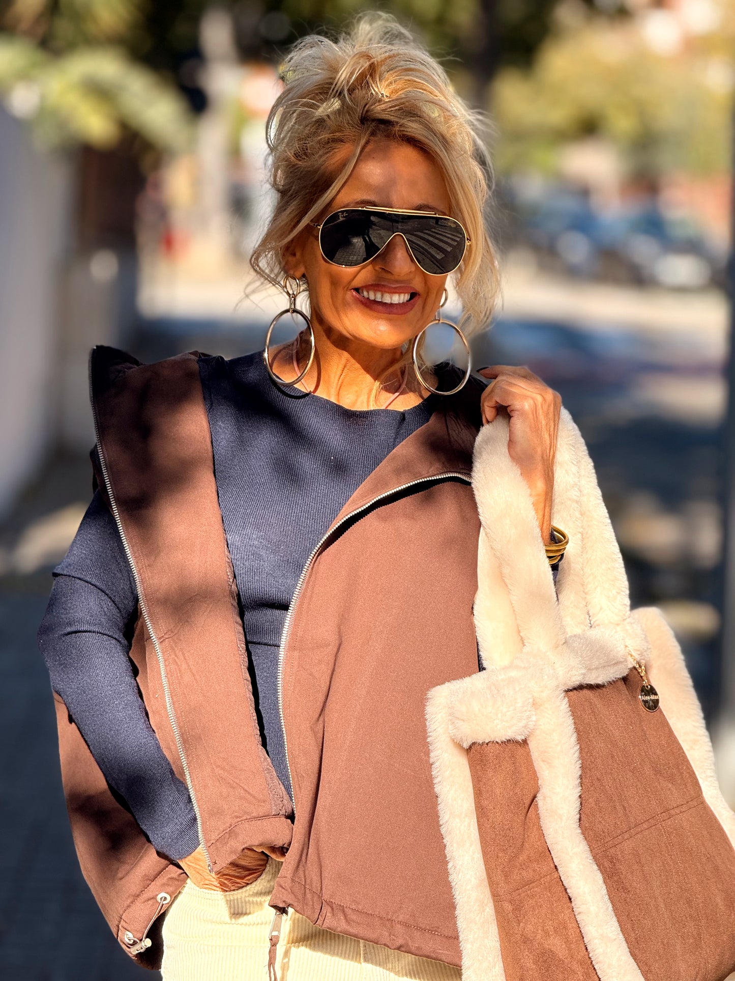 CHALECO SUPER OVERSIZE MARIO MULTICOLOR