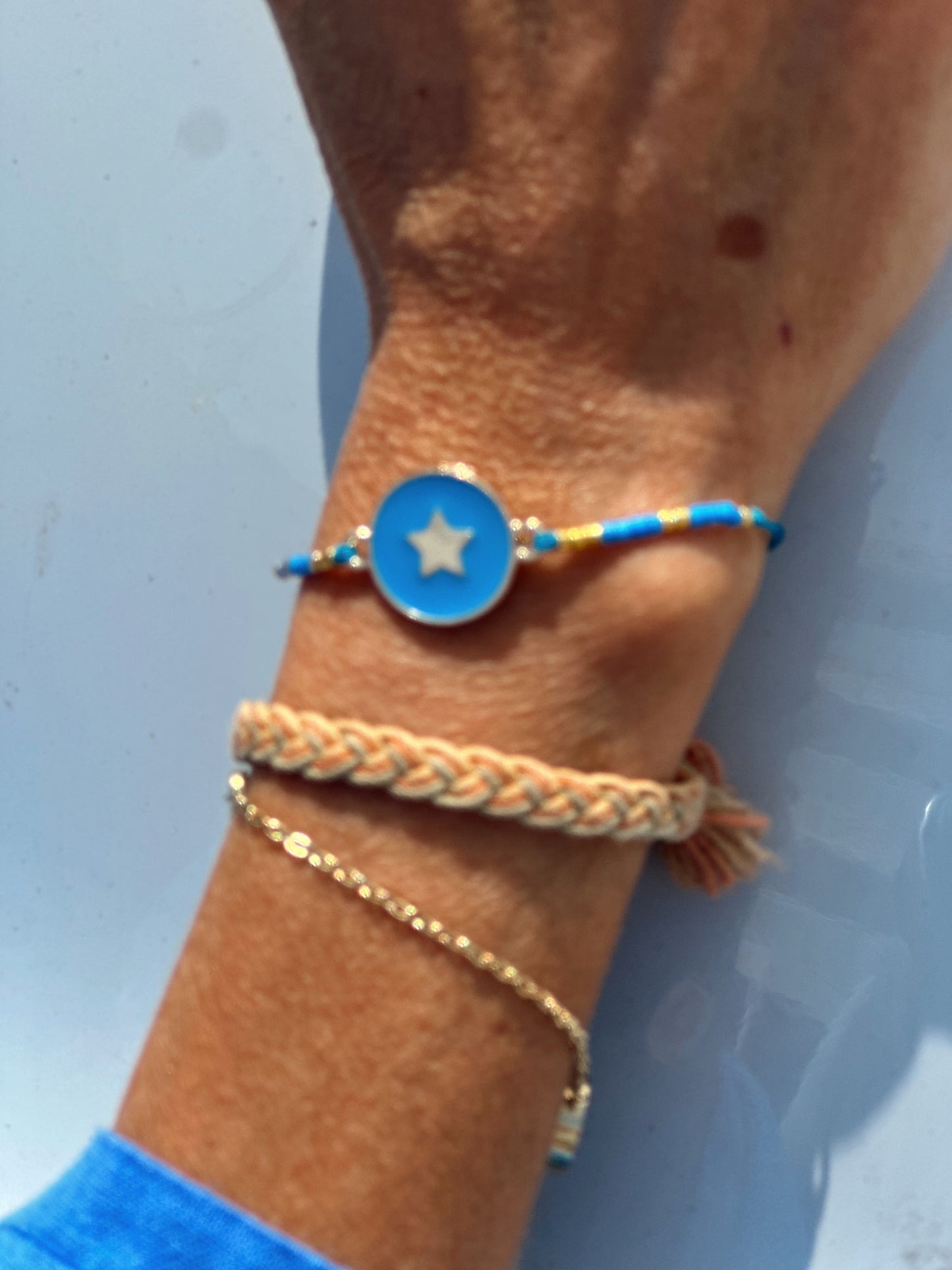 PULSERAS STAR AZUL INDIGO