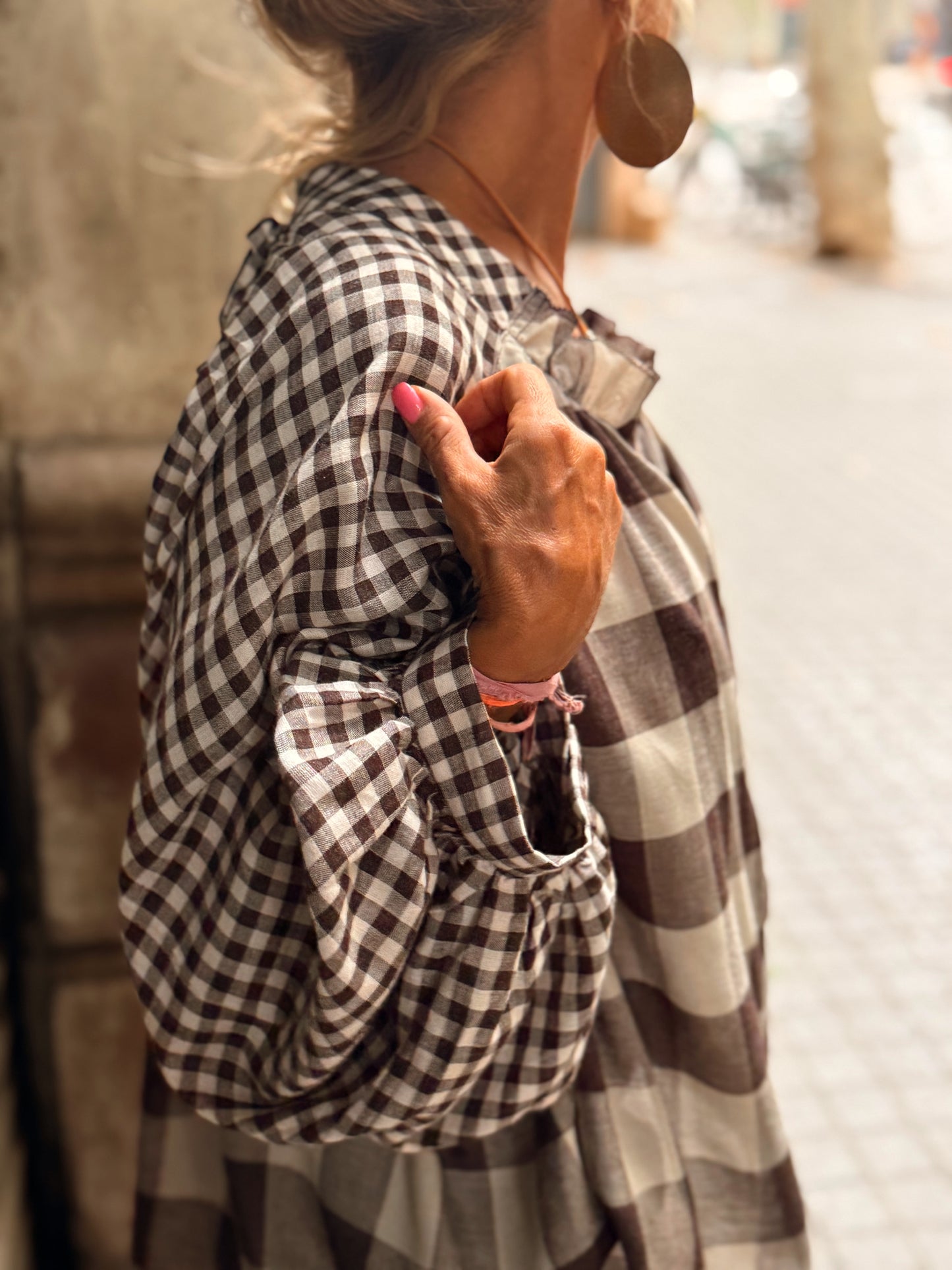CAMISA OVERSIZE DAVID CUADRADOS MULTICOLOR