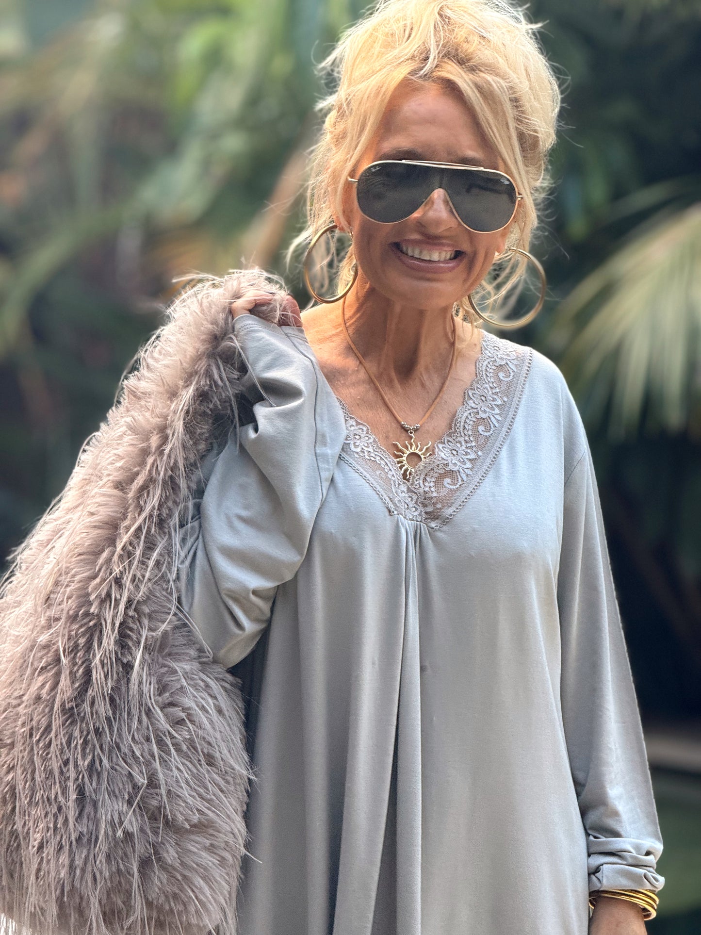 CAMISETA LENCERO SUPER OVERSIZE ESTHER MULTICOLOR