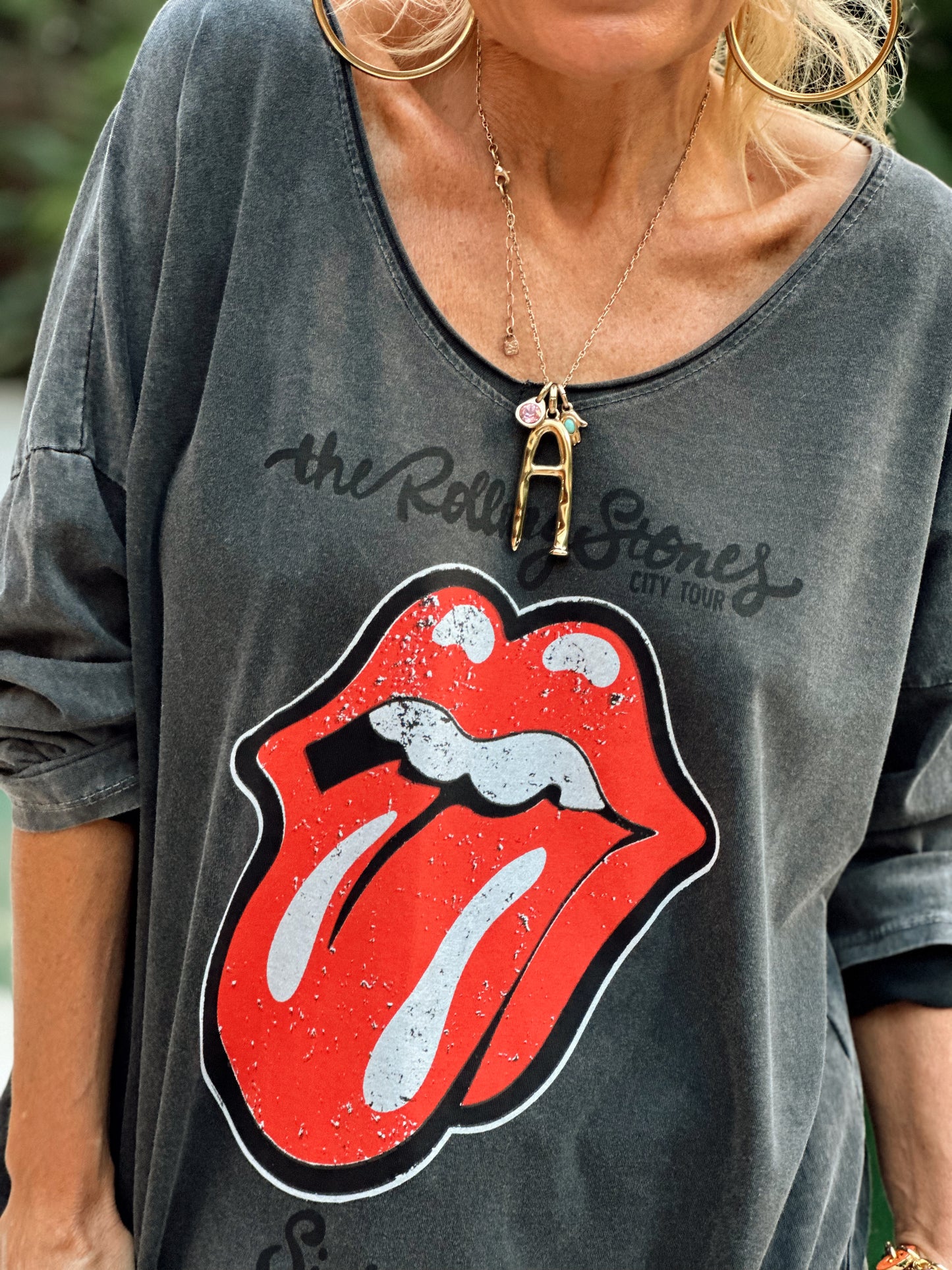 CAMISETA ROLLING STONES GRIS