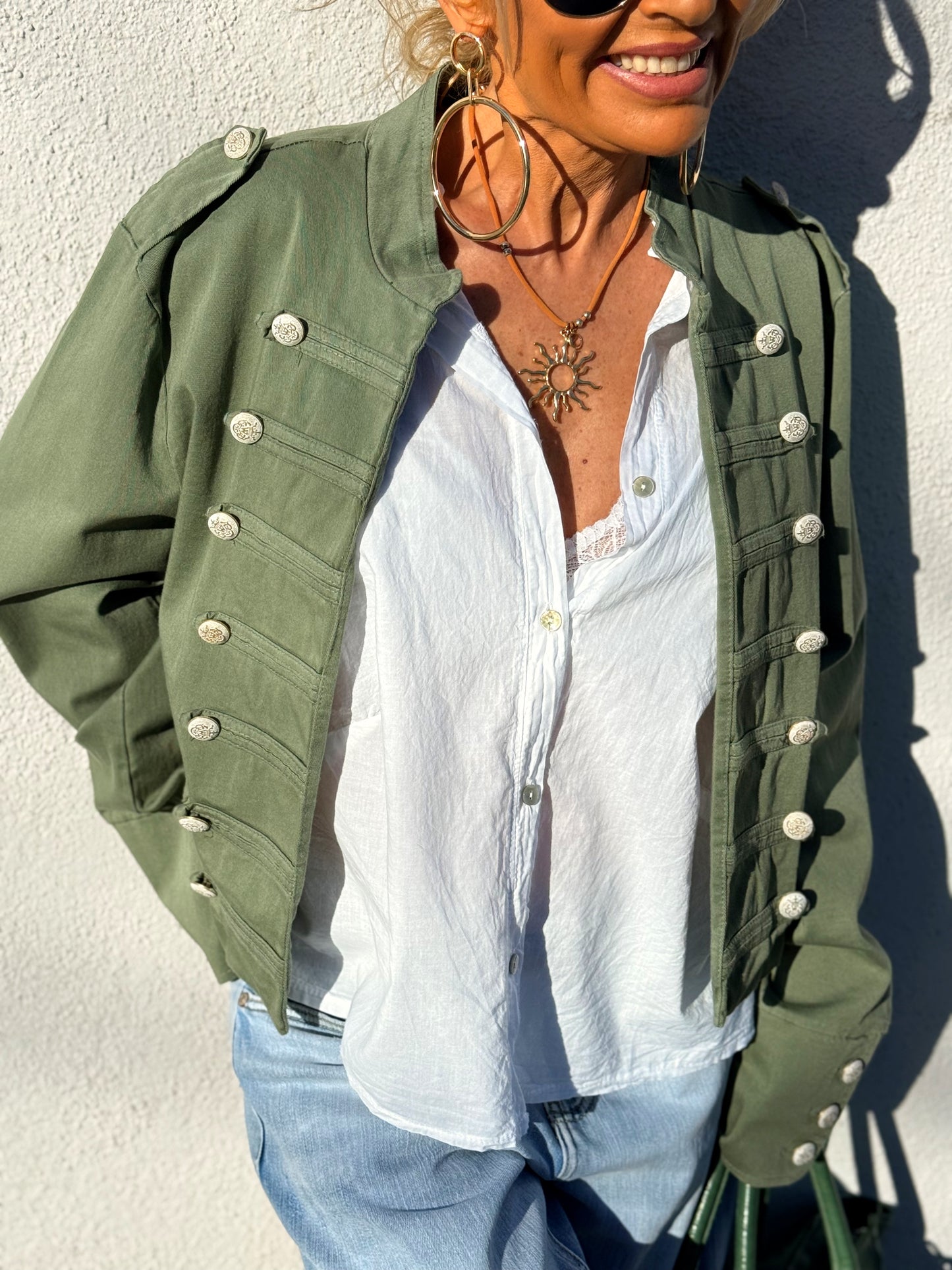 CHAQUETA CORTA COLONIAL MULTICOLOR