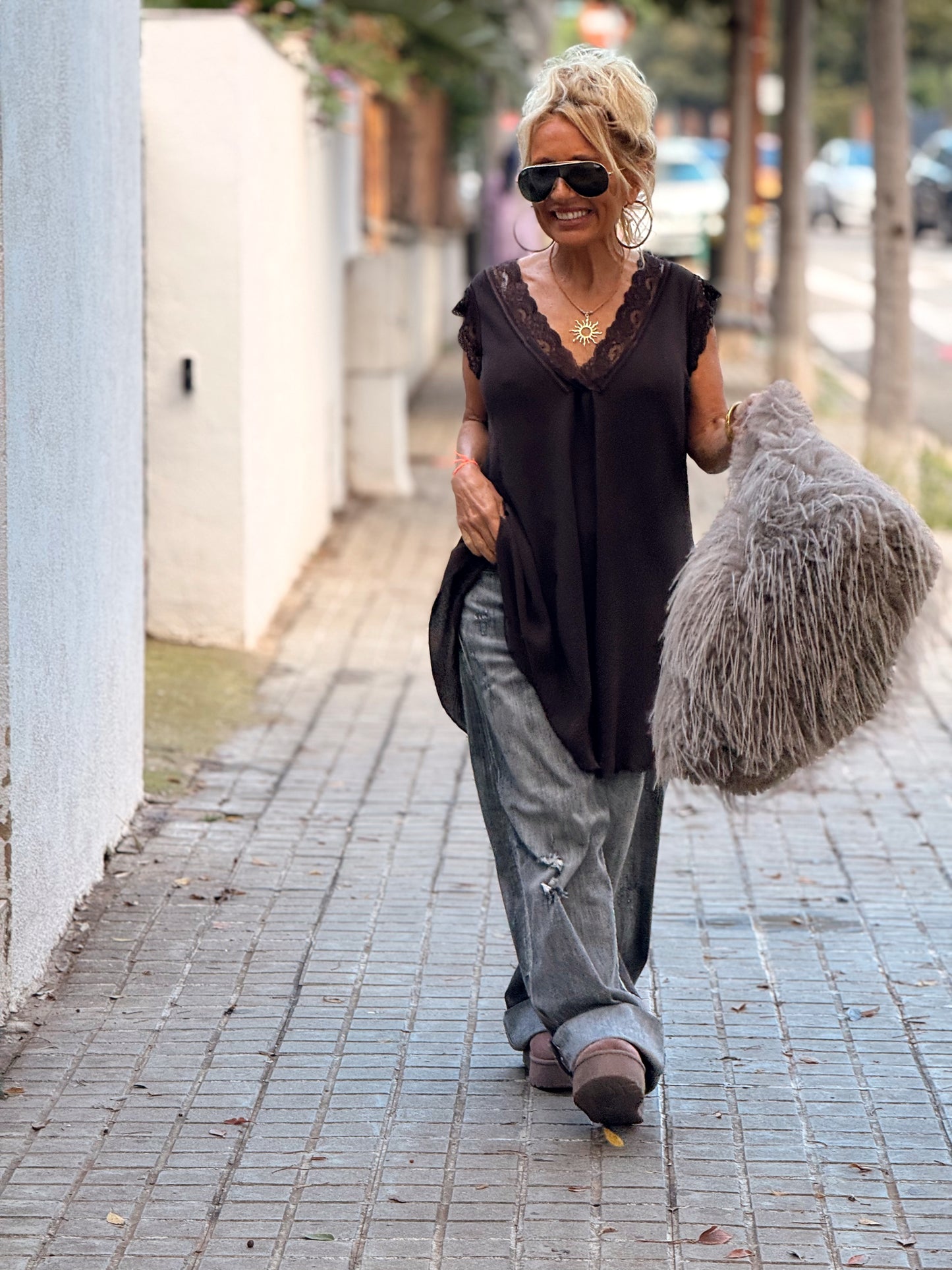 TOP LENCERO SUPER OVERSIZE MAGALY MULTICOLOR