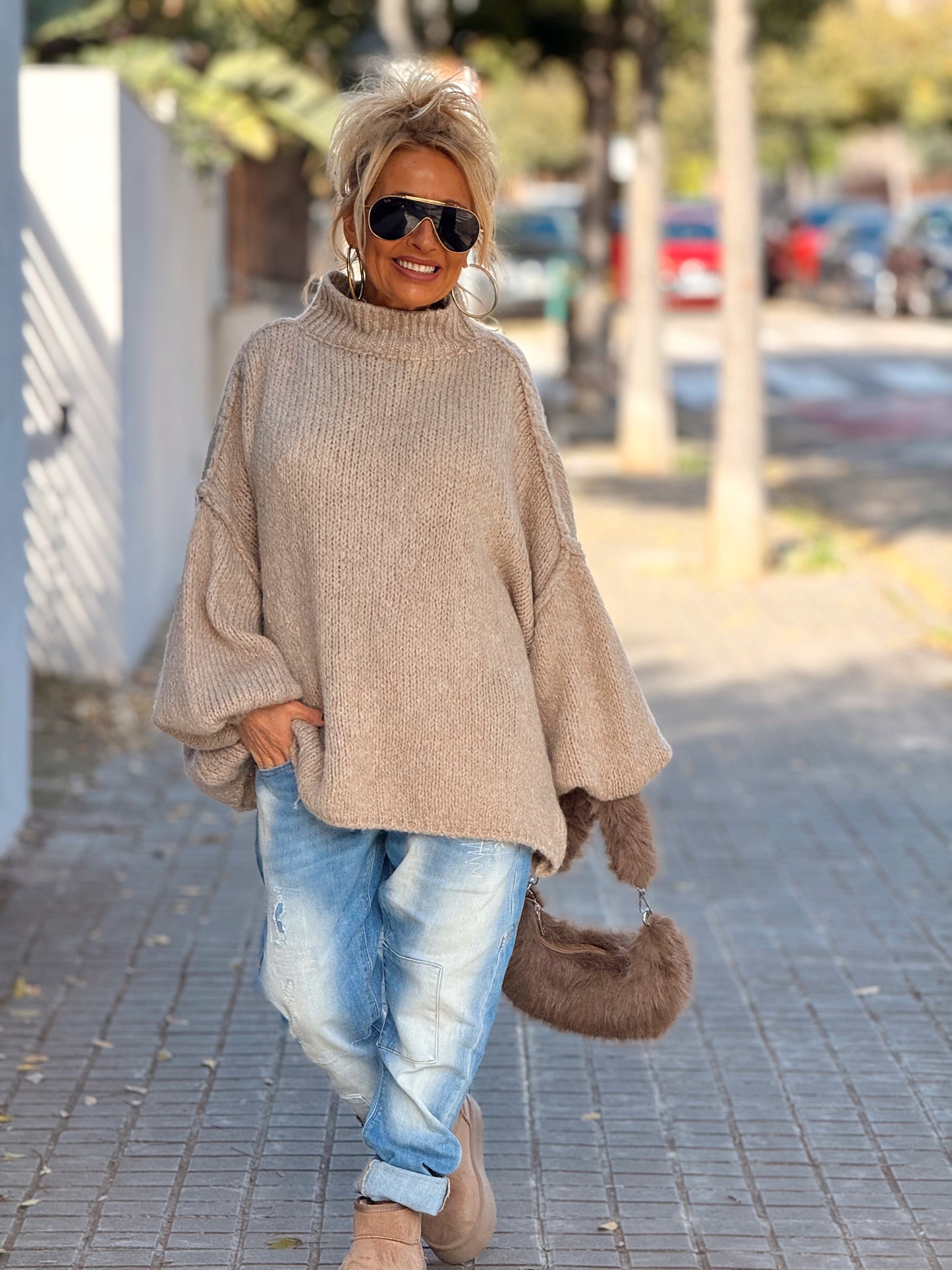 JERSEY SUPER OVERSIZE MELANIE MULTICOLOR