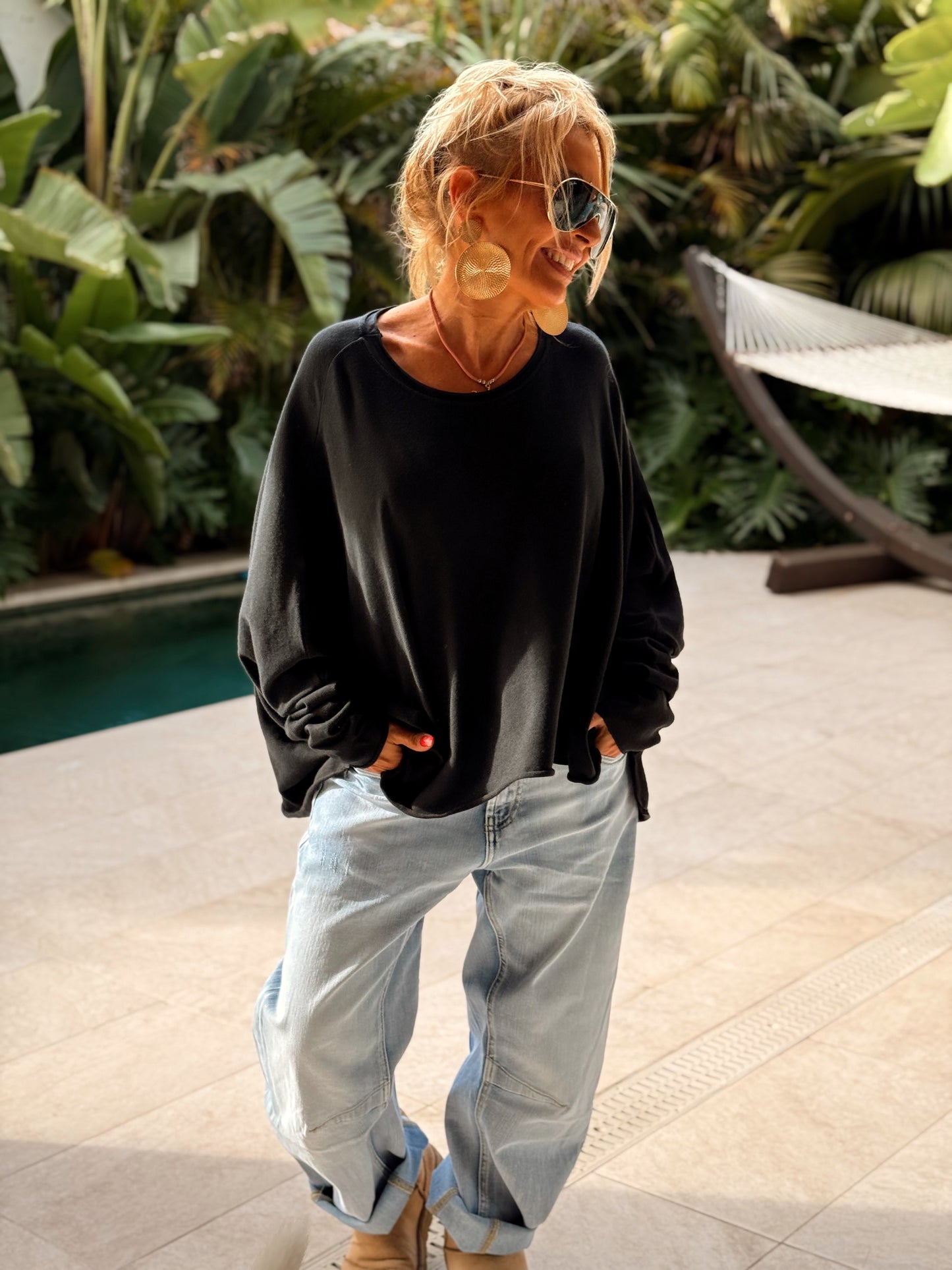 CAMISETA DESGASTADA SUPER OVERSIZE DANI MULTICOLOR