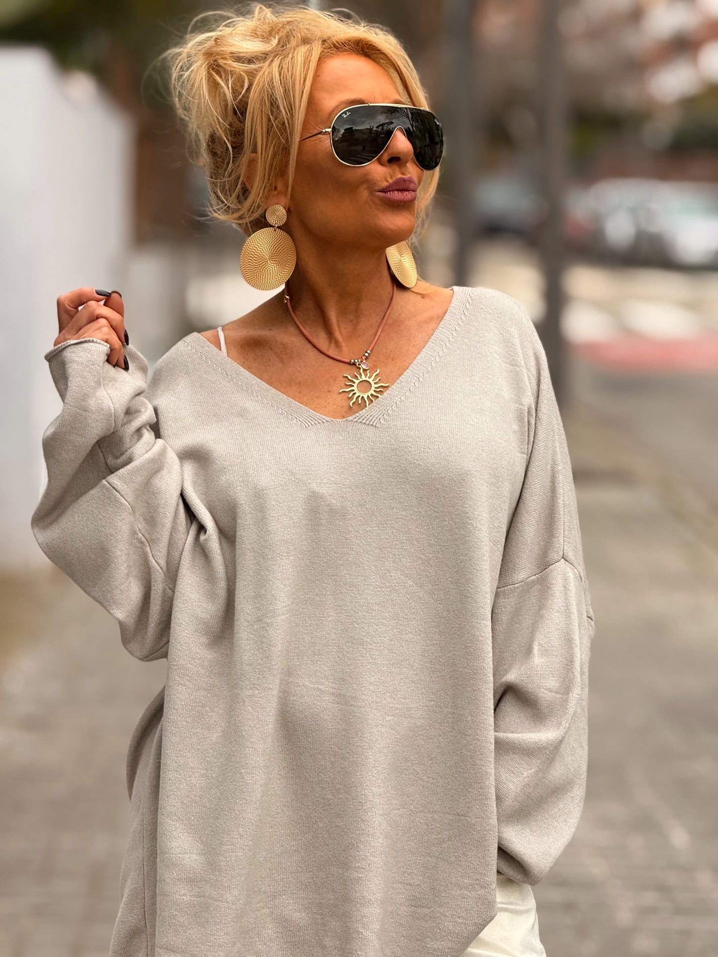 JERSEY OVERSIZE MULTICOLOR