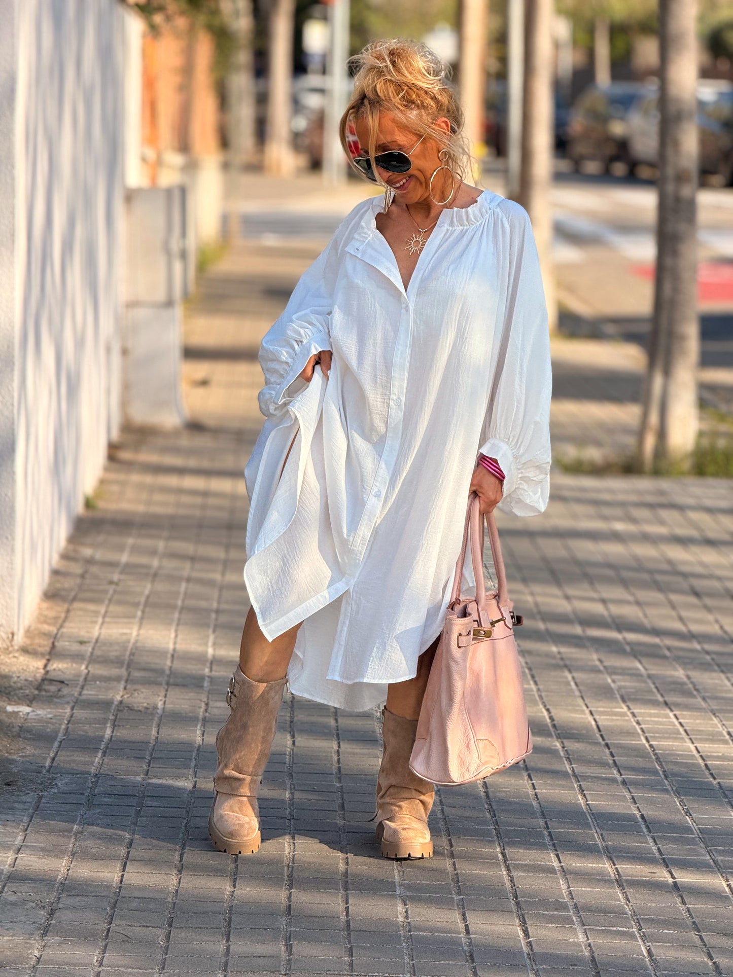 VESTIDO OVERSIZE NINA MULTICOLOR
