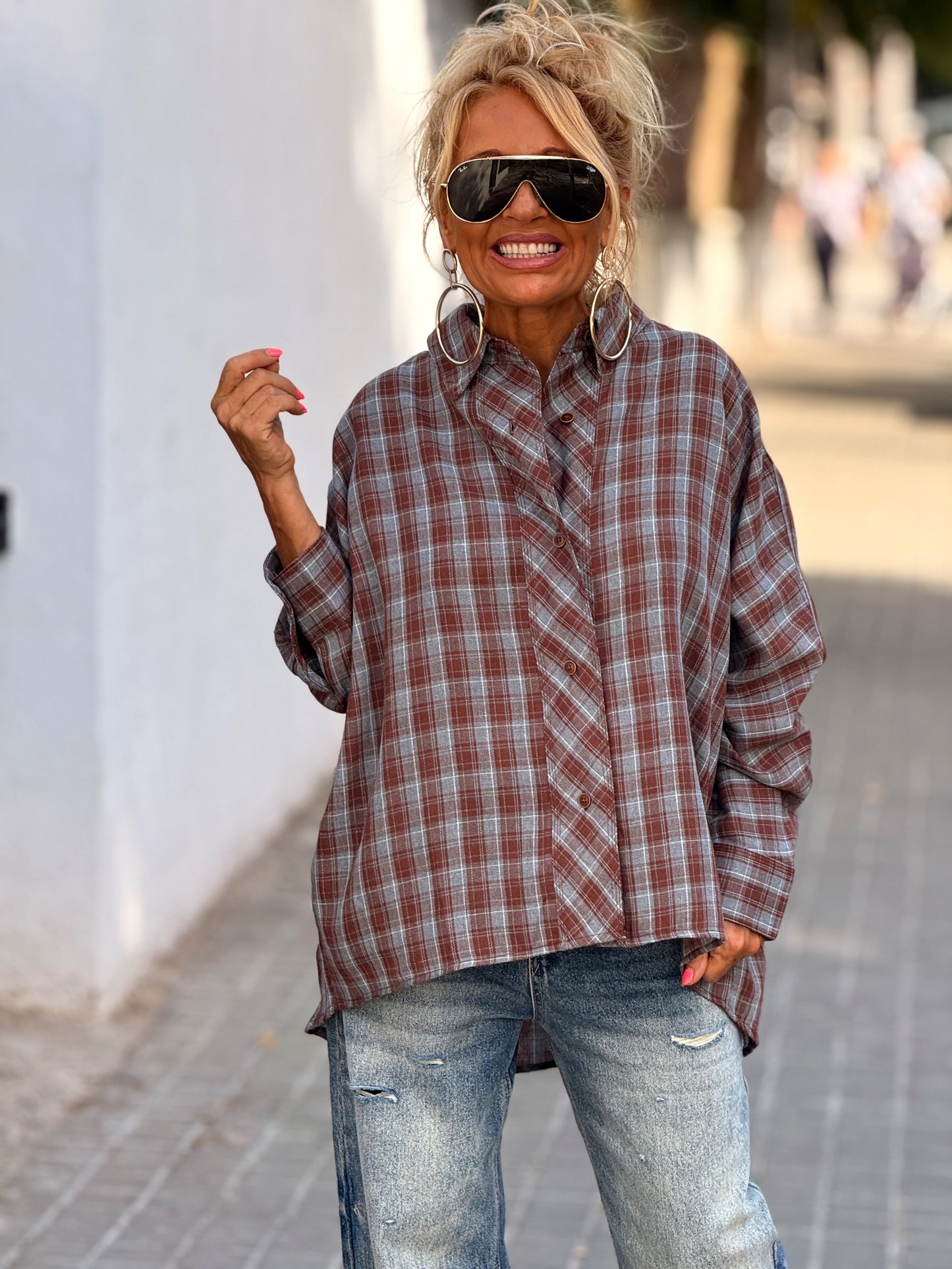 CAMISA CUADROS JULIEN MULTICOLOR