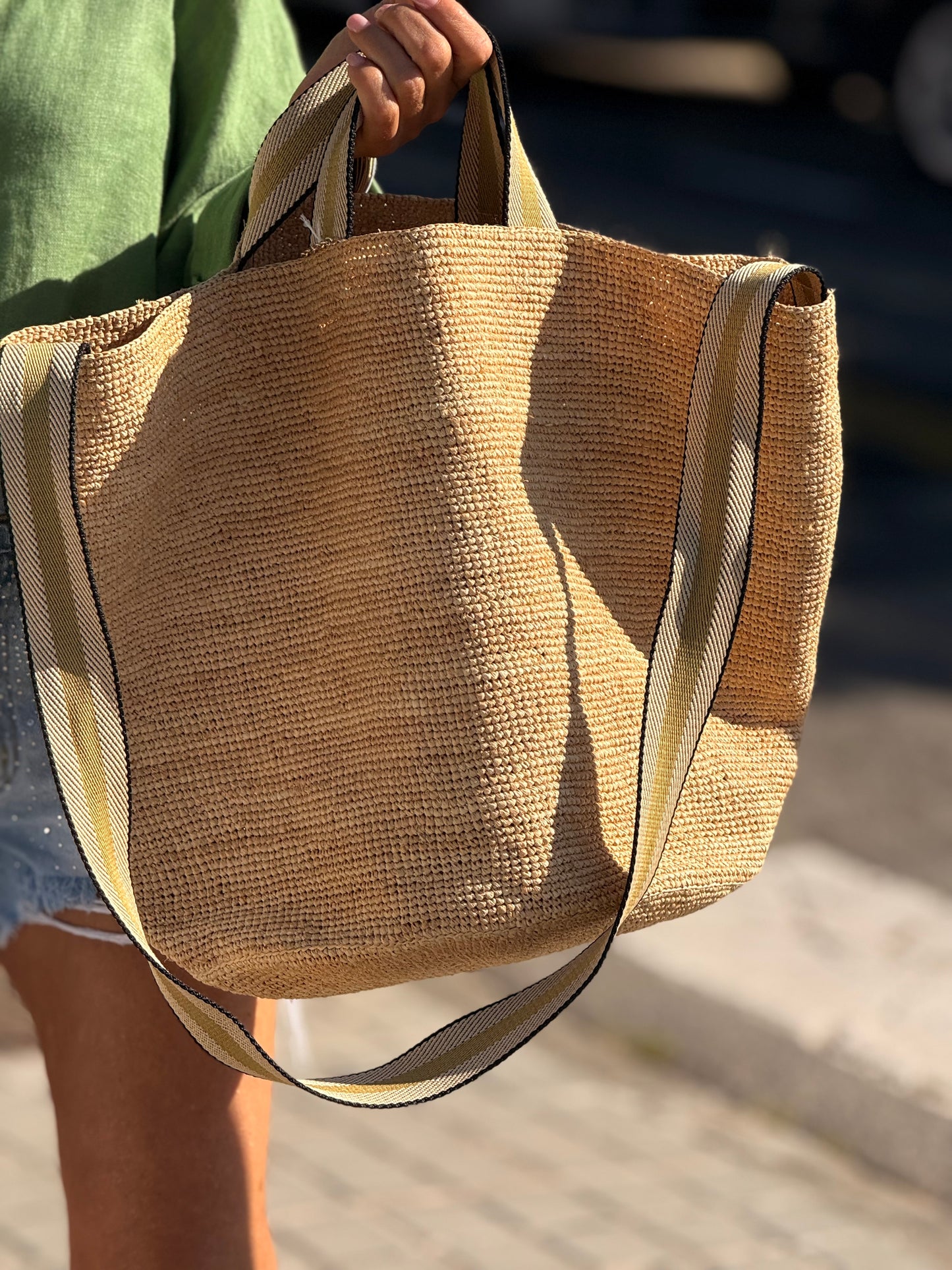 BOLSO CESTAS MULTICOLOR