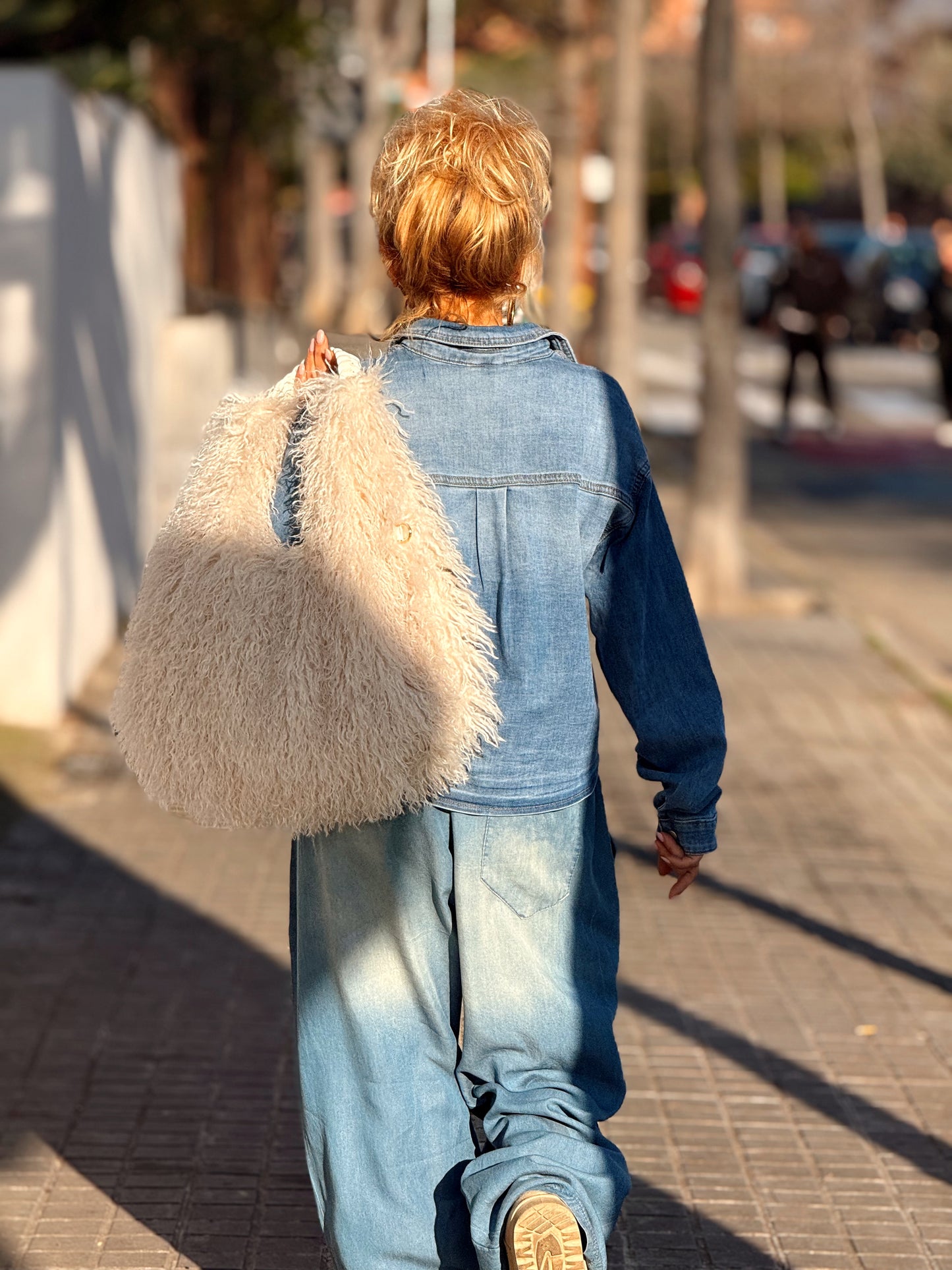 CAMISA CORTA DENIM TEJANO